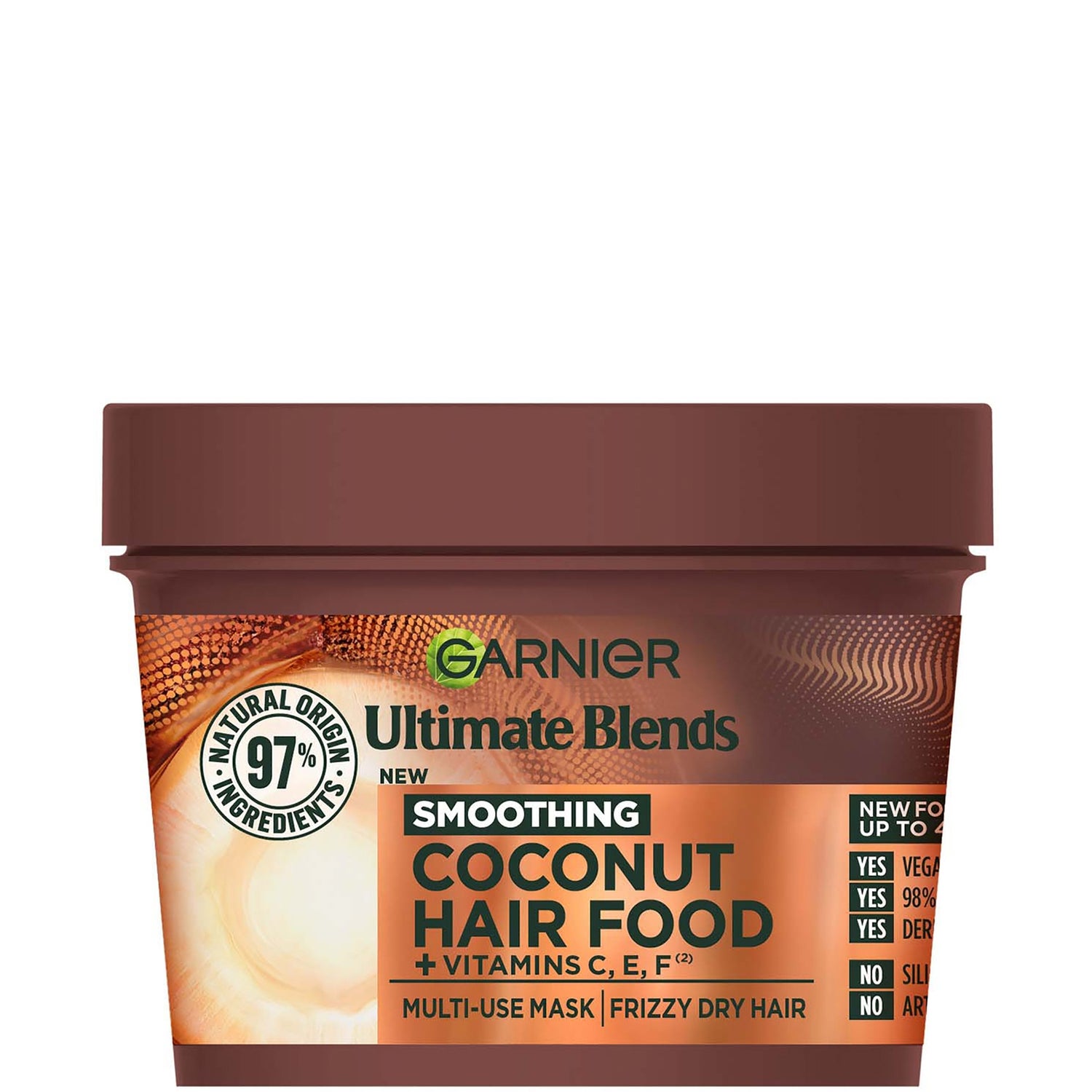 Маска для волос 3-в-1 Garnier Ultimate Blends Hair Food Coconut Oil 3 ...