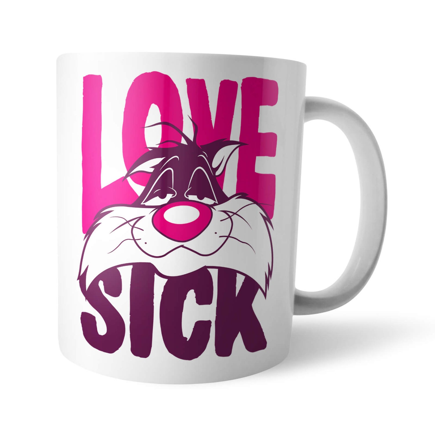 exótico La oficina Oculto Looney Tunes Love Sick Sylvester Mug Homeware | Zavvi España