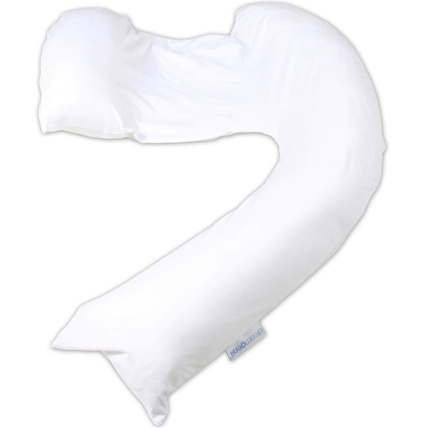 Dreamgenii Pregnancy Support and Feeding Pillow - White