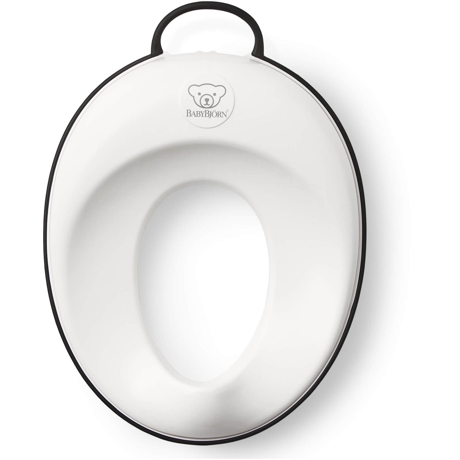 BABYBJÖRN Toilet Training Seat - White and Black Trim