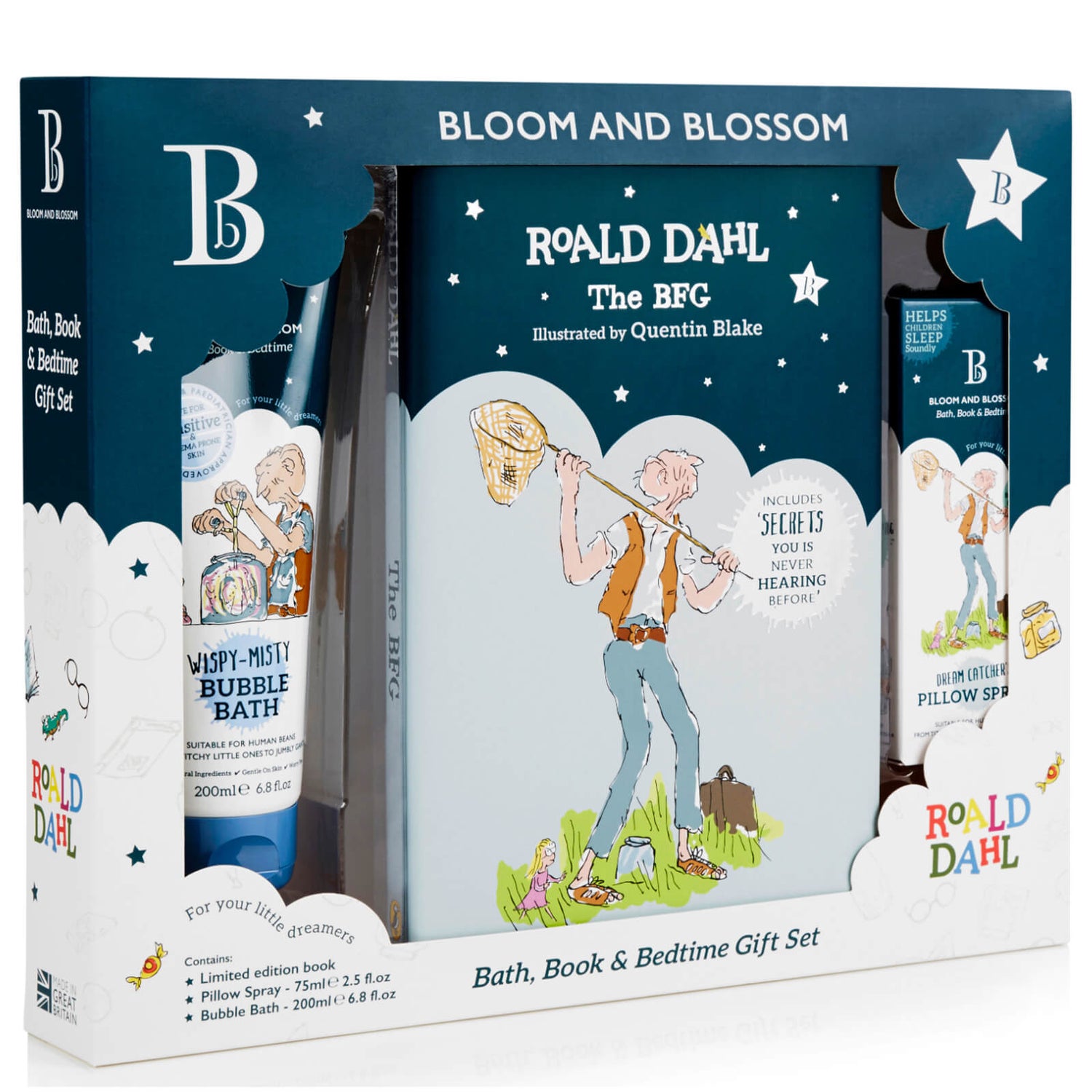 Bloom and Blossom BFG Bath, Book and Bedtime Gift Set