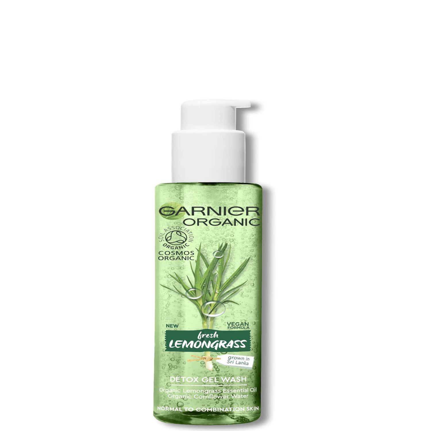 Garnier Organic Lemongrass Gel Wash 150ml LOOKFANTASTIC