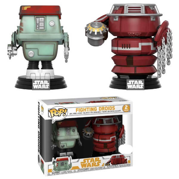 Star Wars Solo Fighter Droids 2-Pack EXC Pop! Vinyl Figures (VIP ONLY)