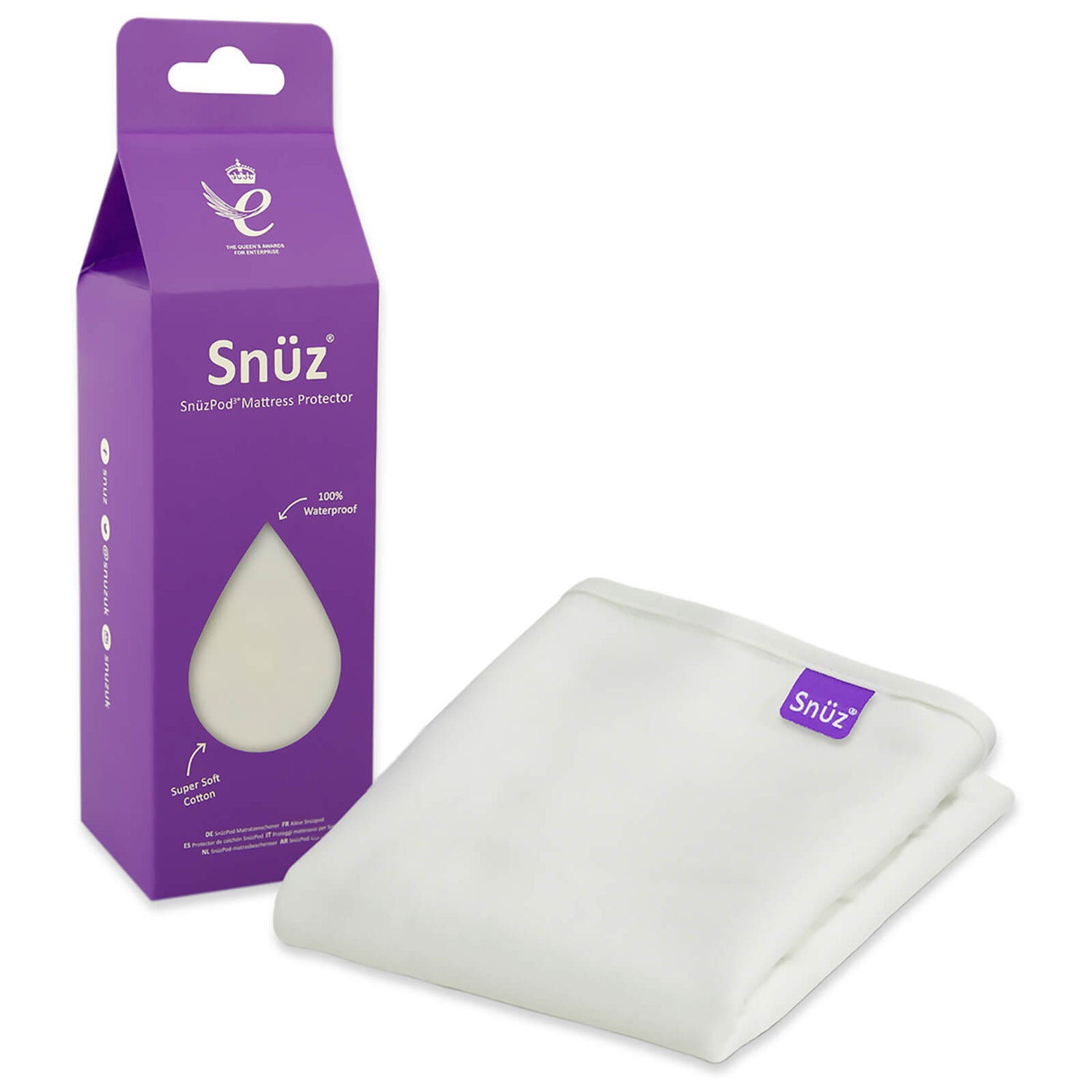 SnuzPod Waterproof Mattress Protector 44 x 80cm TheHut