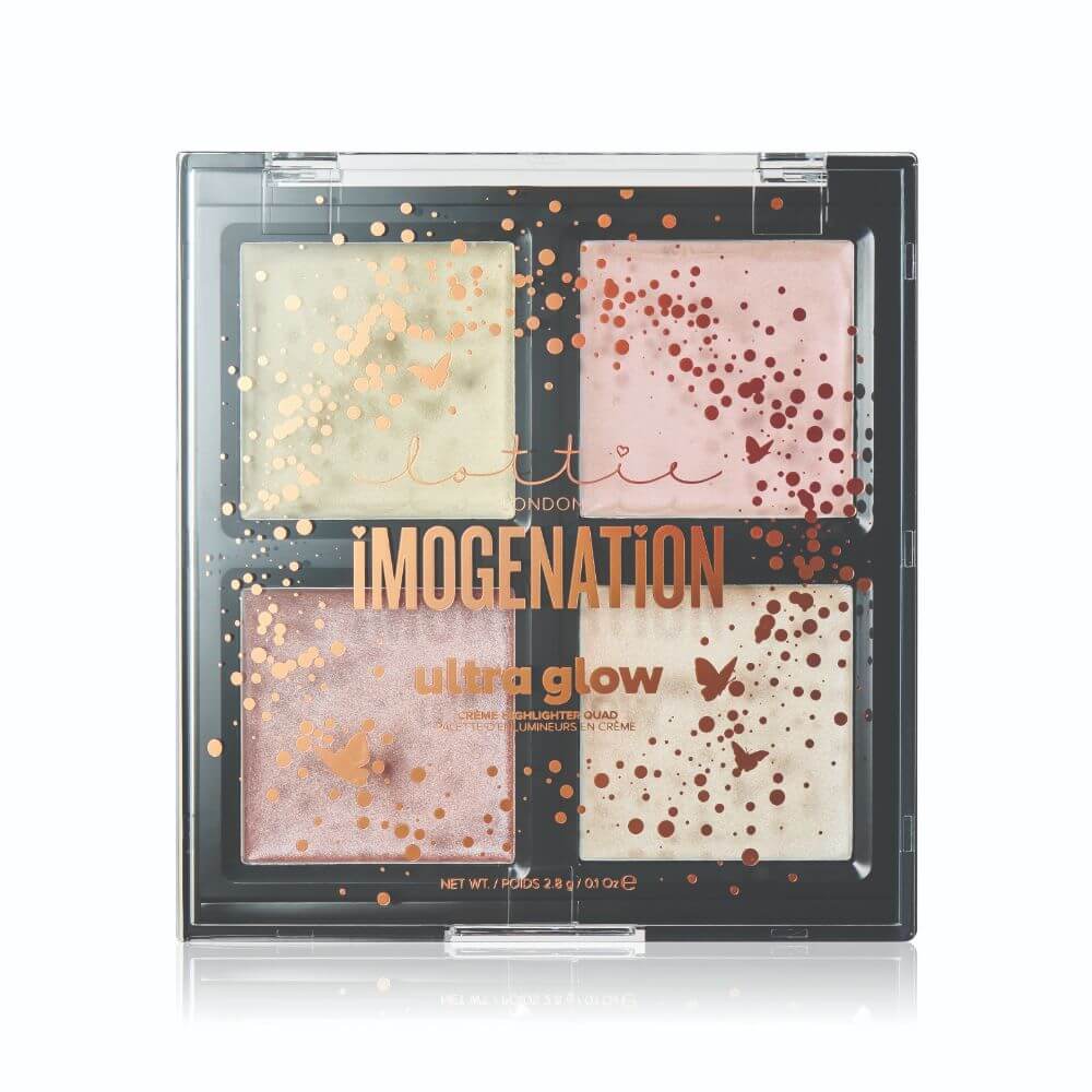 Lottie London Ultra Glow Crème Highlighter Quad LOOKFANTASTIC
