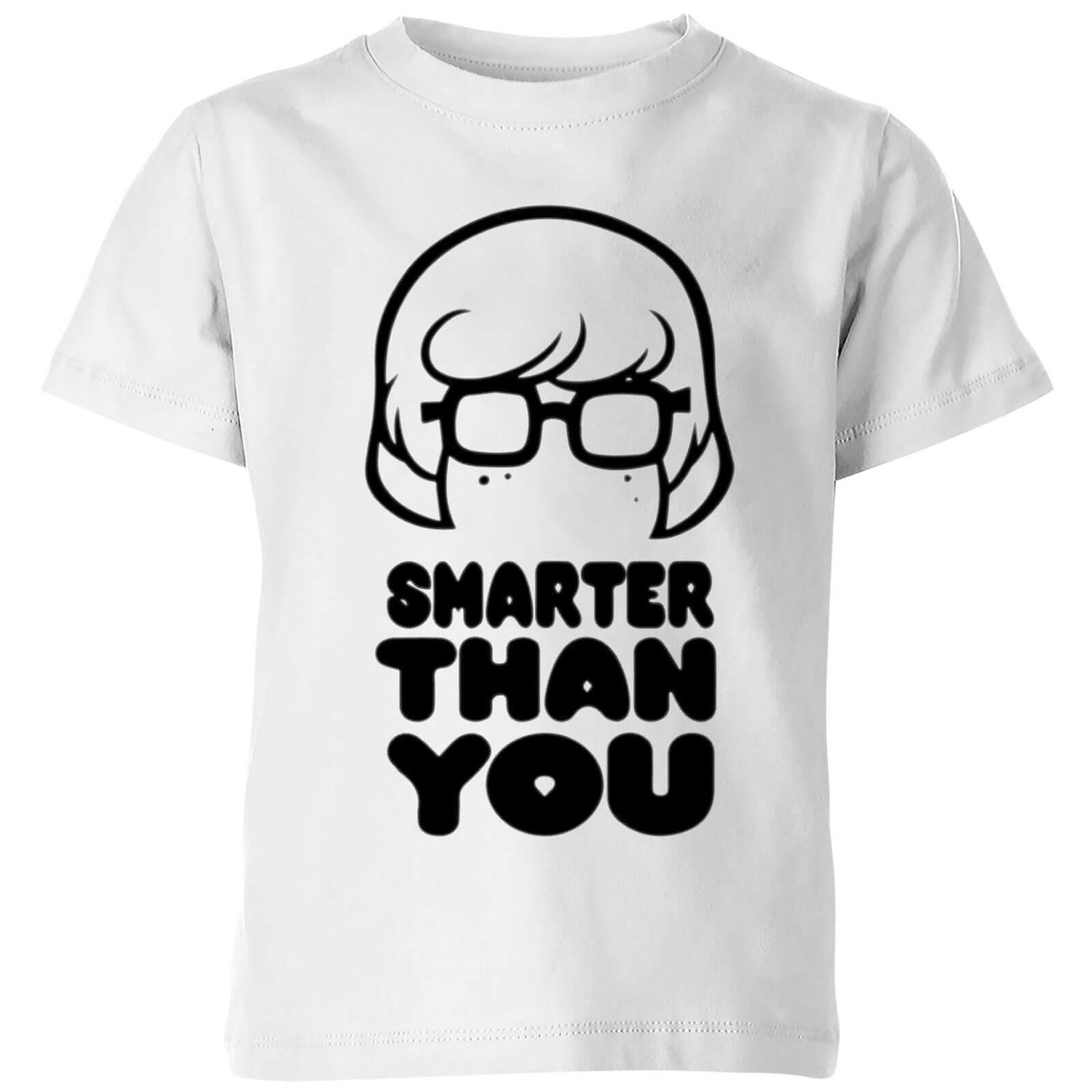 Scooby Doo Smarter Than You Kids' T-Shirt White Clothing Zavvi