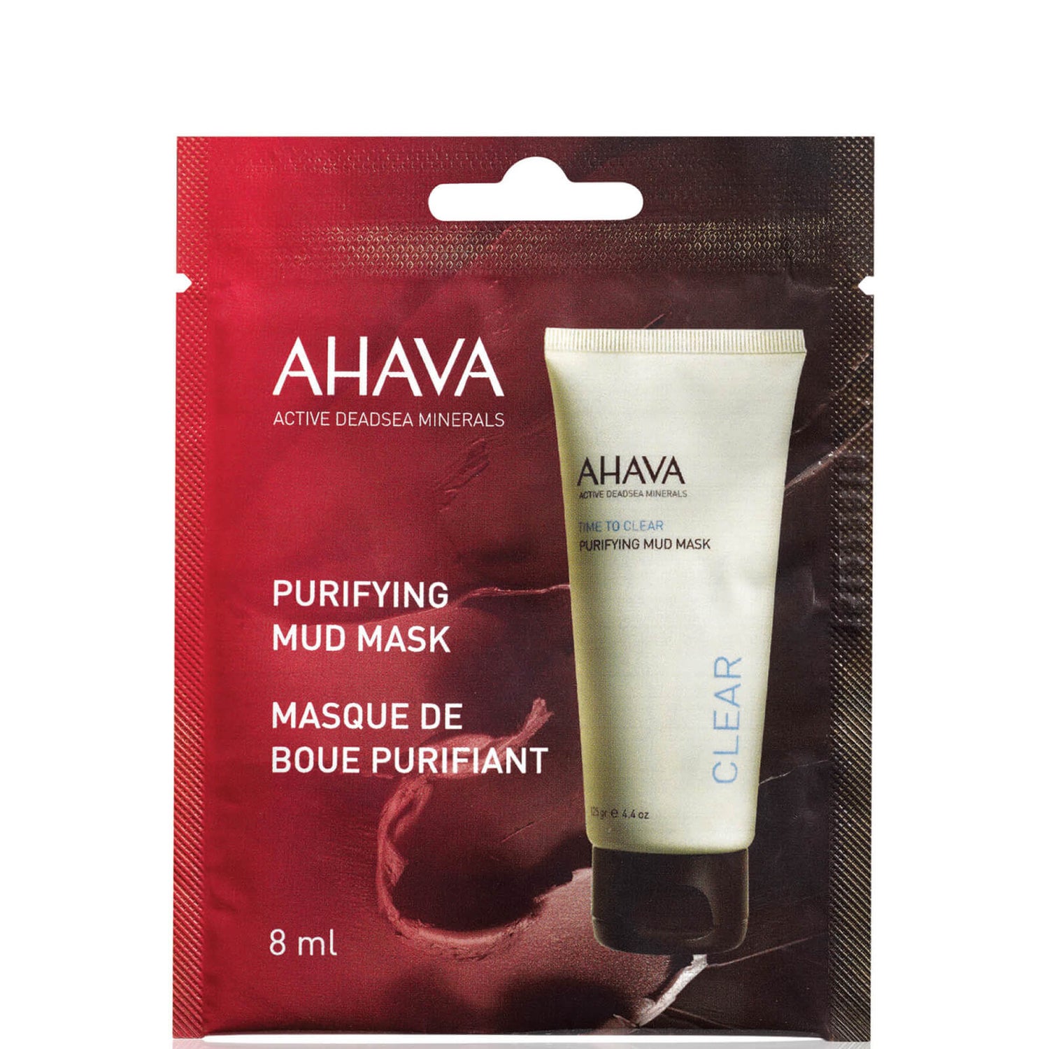 AHAVA Single Use Mud Mask 8ml LOOKFANTASTIC