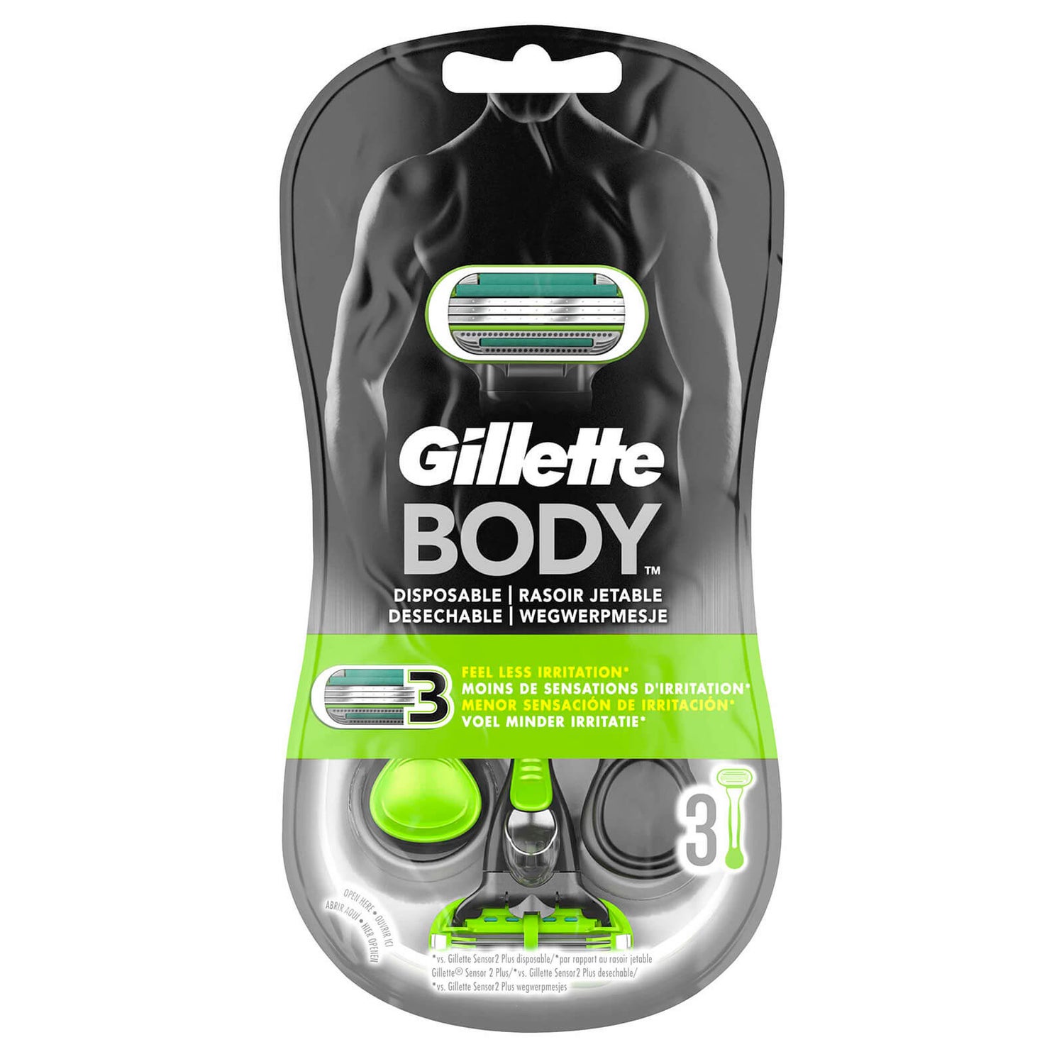 Gillette Body Disposable Razor (3 Pack)
