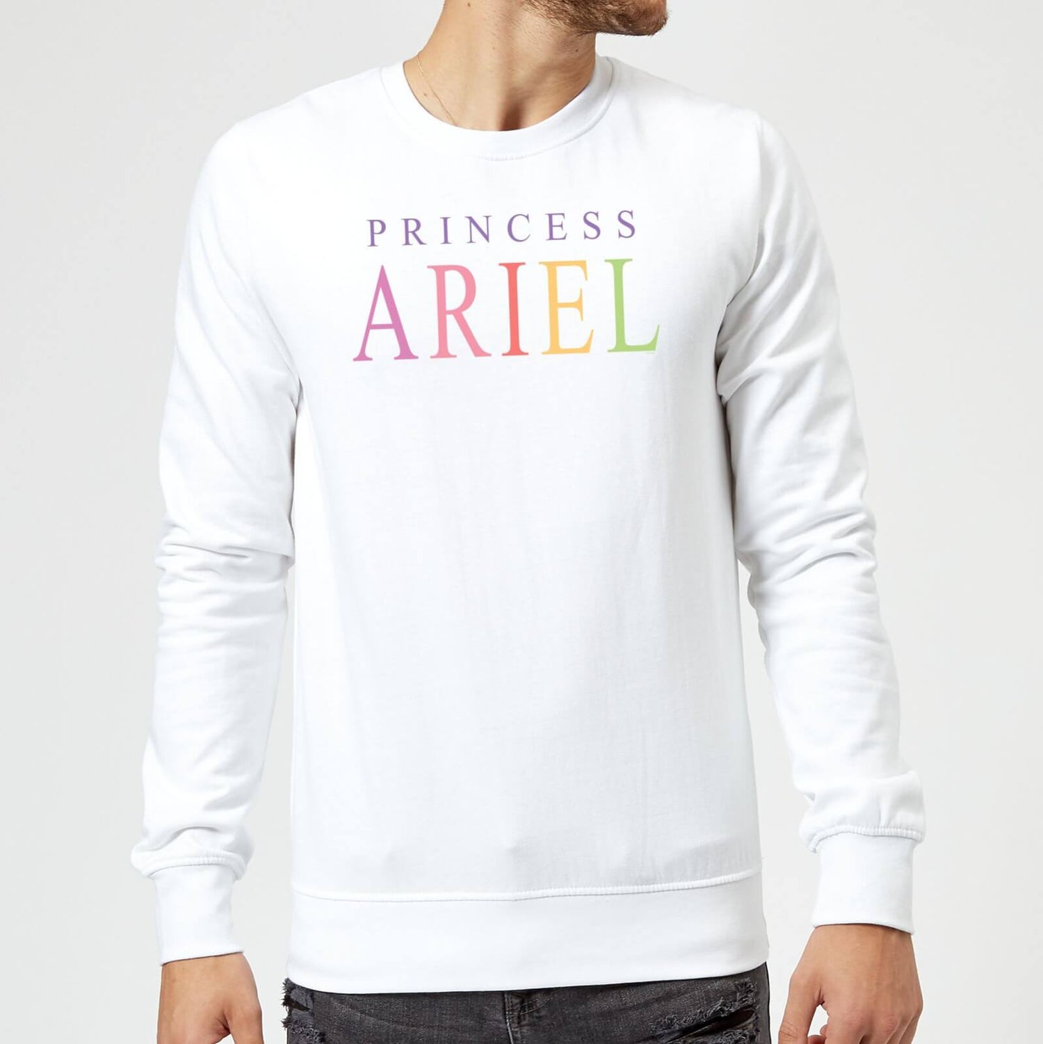 Disney The Little Mermaid Princess Ariel Sweatshirt White IWOOT UK