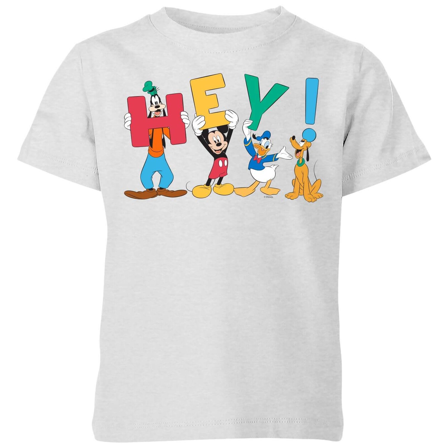 Disney Mickey Mouse Hey! Kids' T-Shirt - Grey