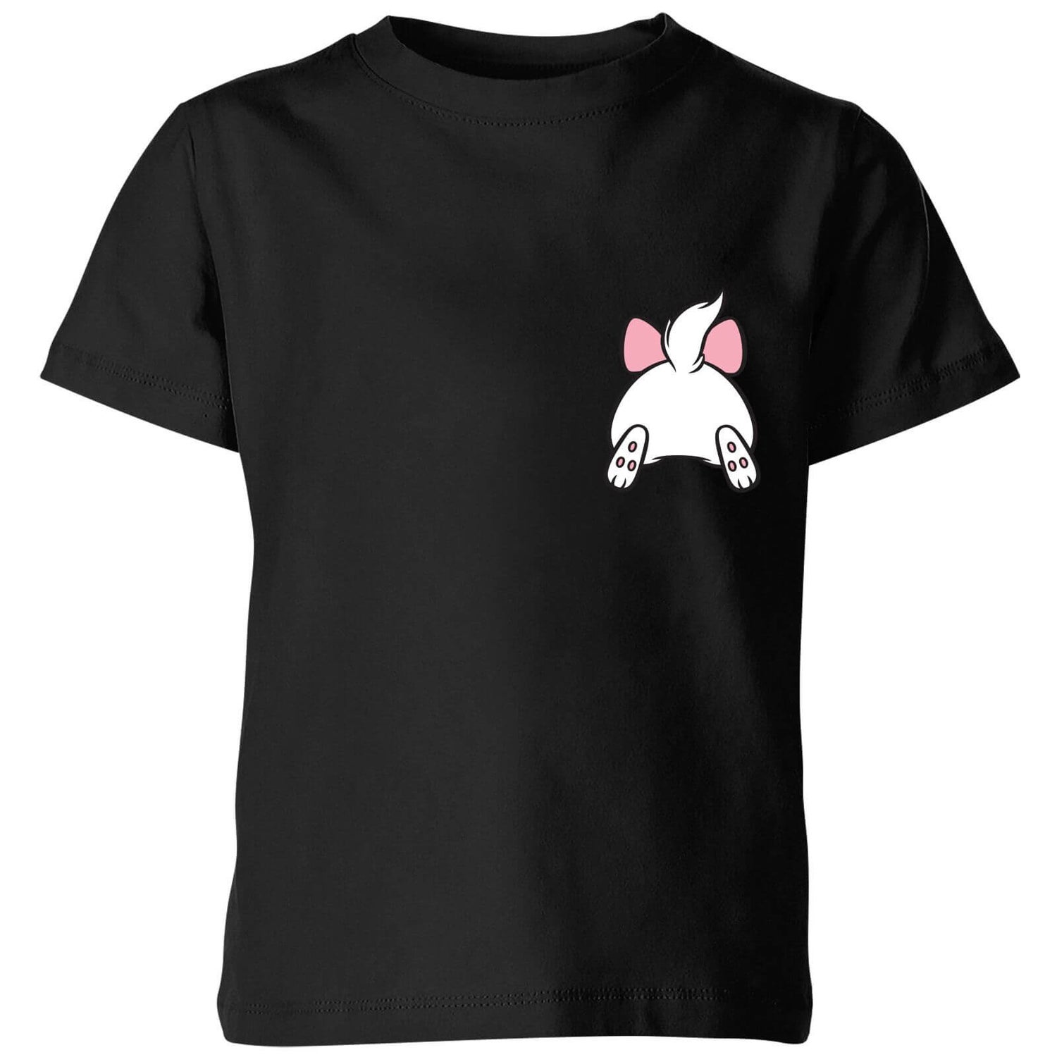Disney Marie Backside Kids' T-Shirt - Black