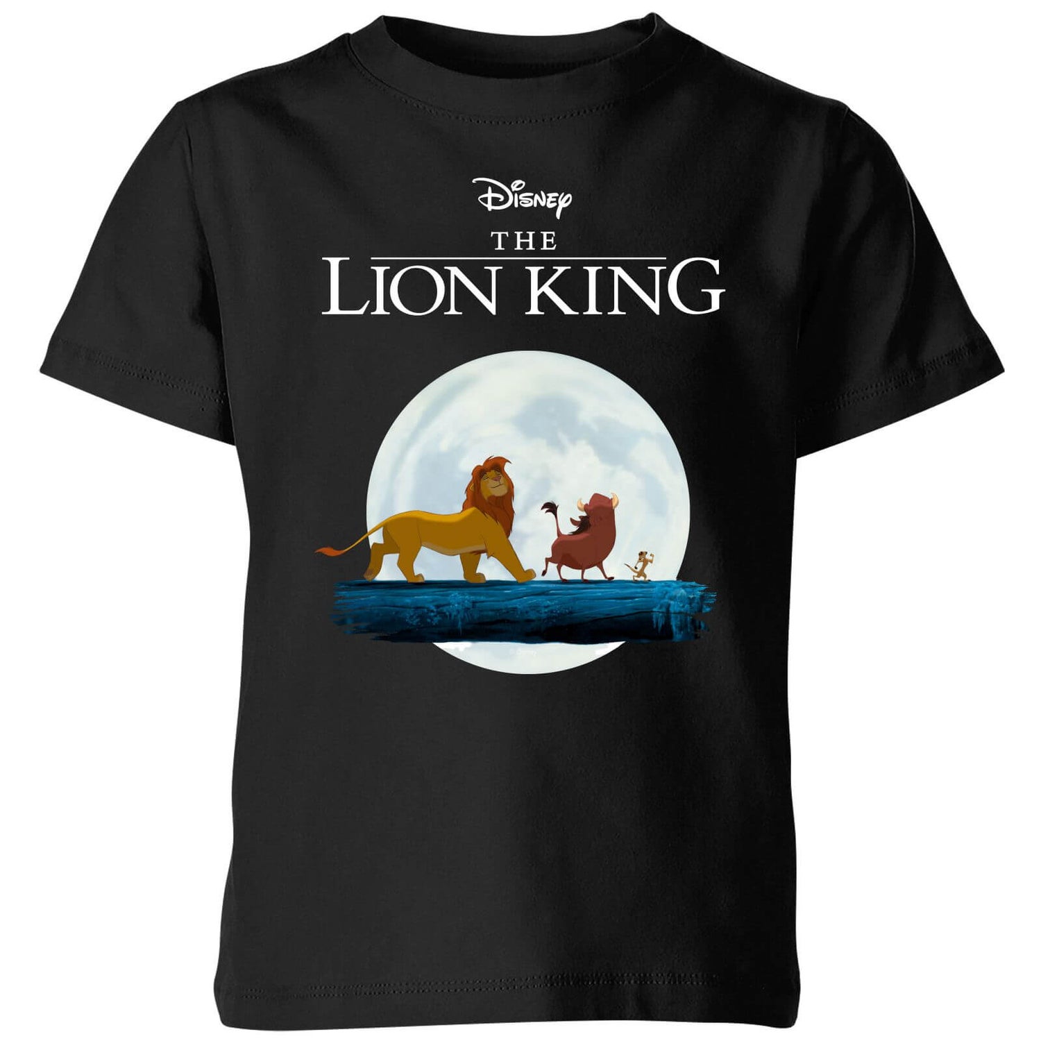 Disney Lion King Hakuna Matata Walk Kids' T-Shirt - Black Clothing ...