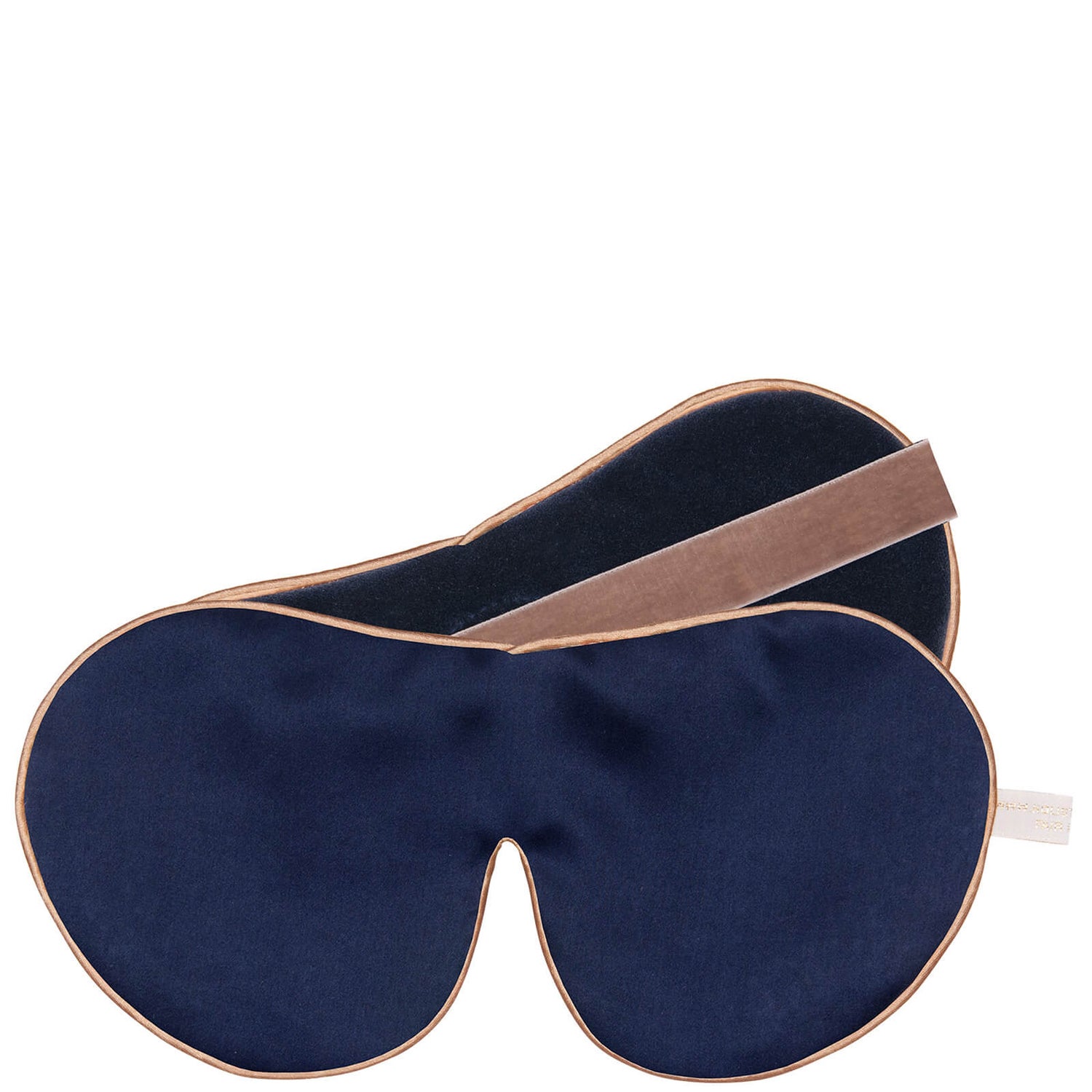 Holistic Silk One Strap Pure Mulberry Silk Lavender Eye Mask Navy Koop online bij