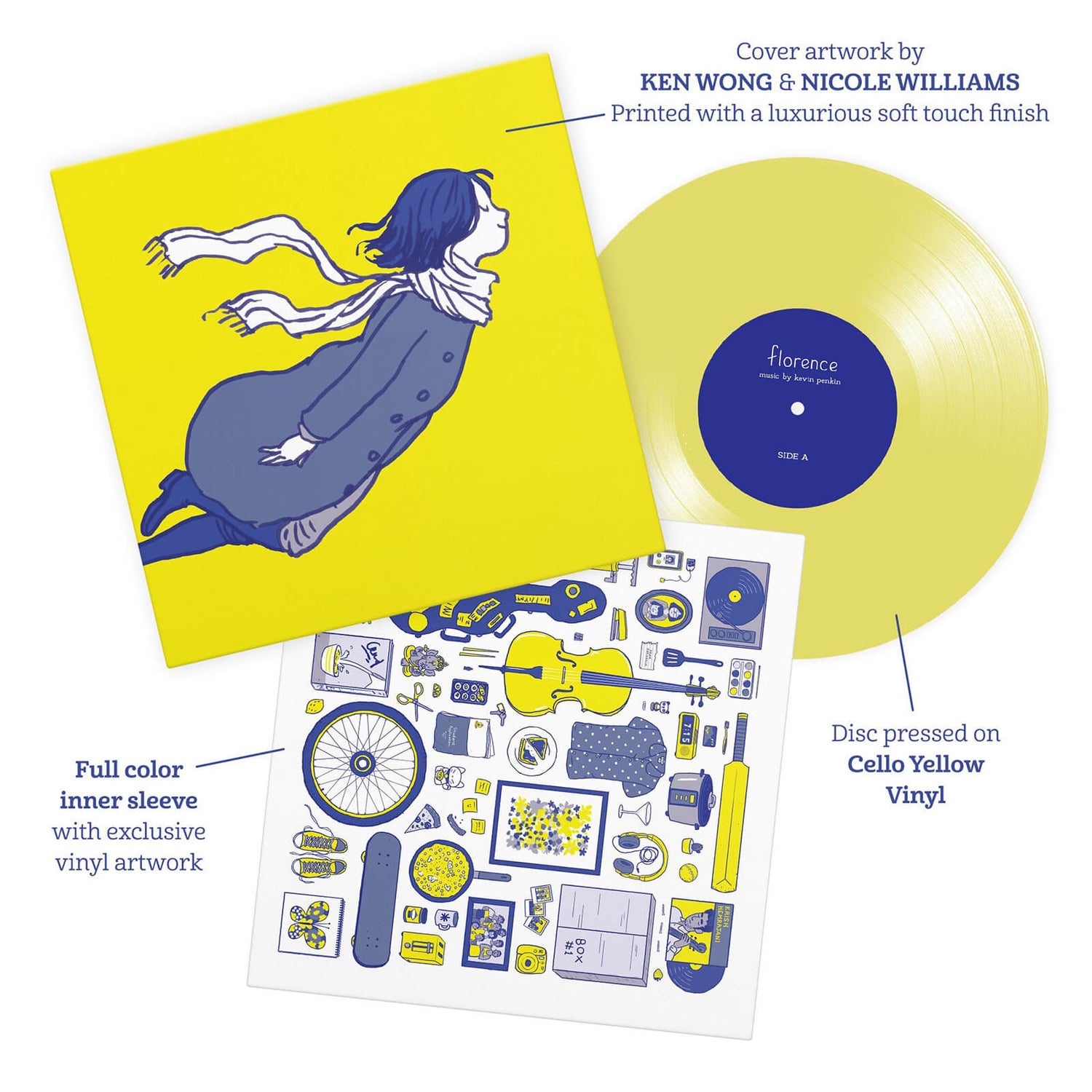 Iam8bit - Florence (Original Video Game Soundtrack) LP Merchandise