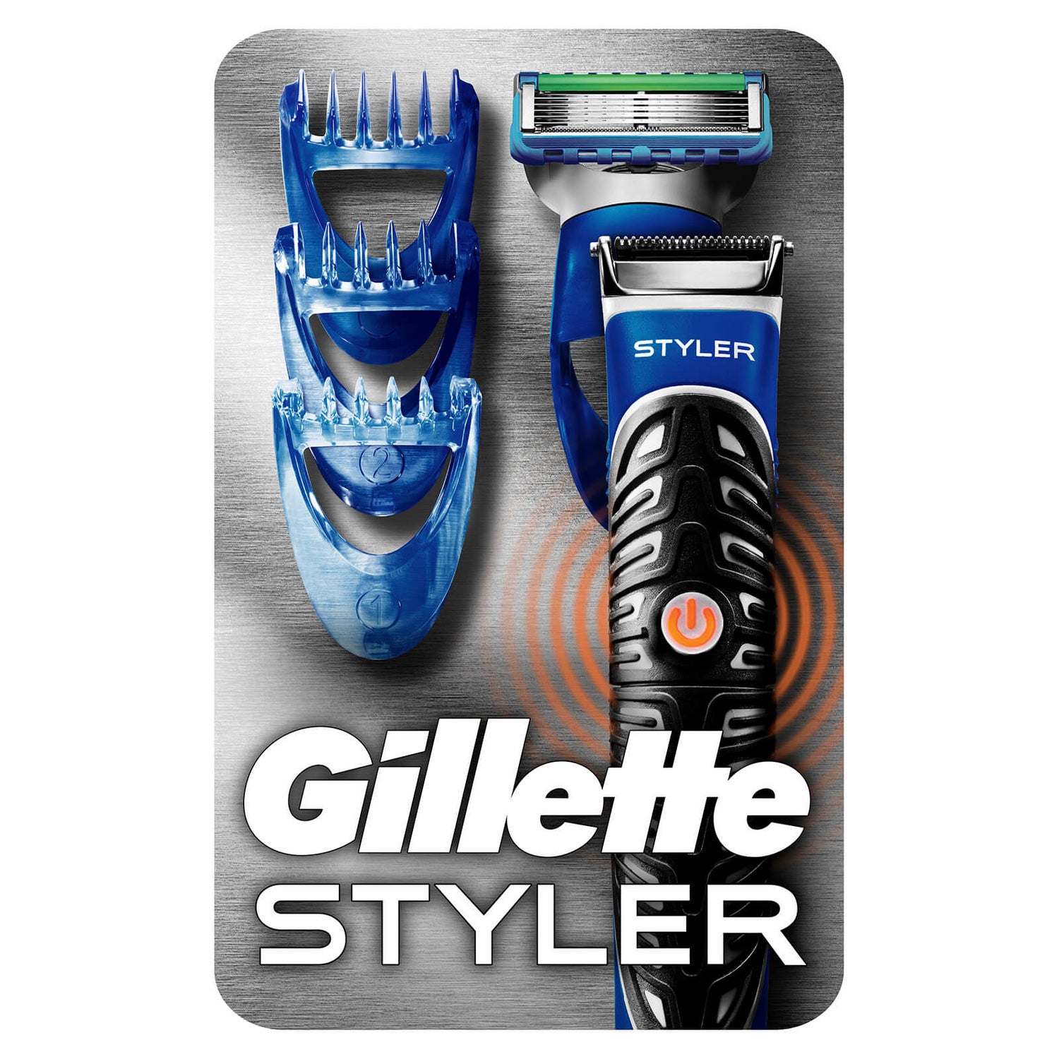 Gillette 3-in-1 Styler Barttrimmer, Rasierer & Definierer