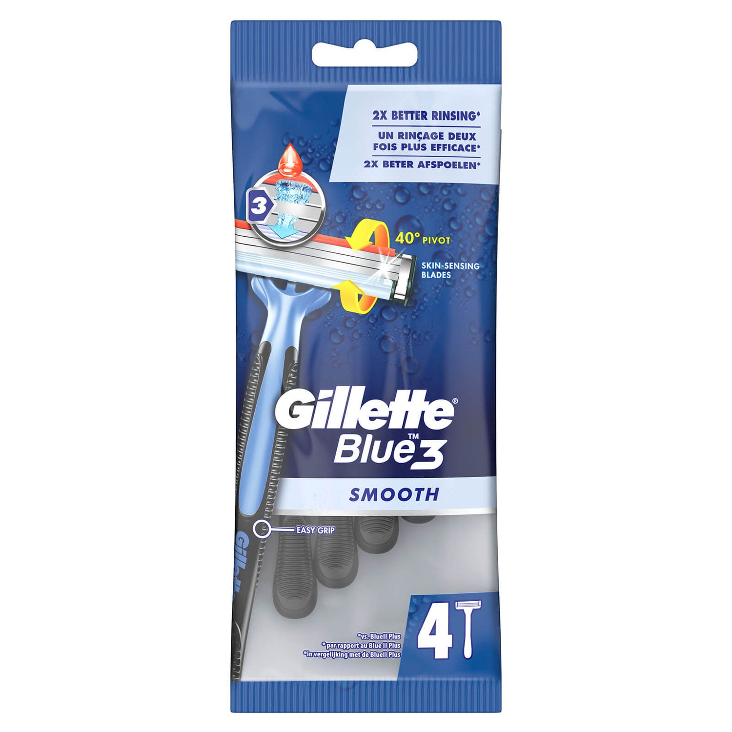 Gillette Blue3 Einwegrasierer (4 Stück)