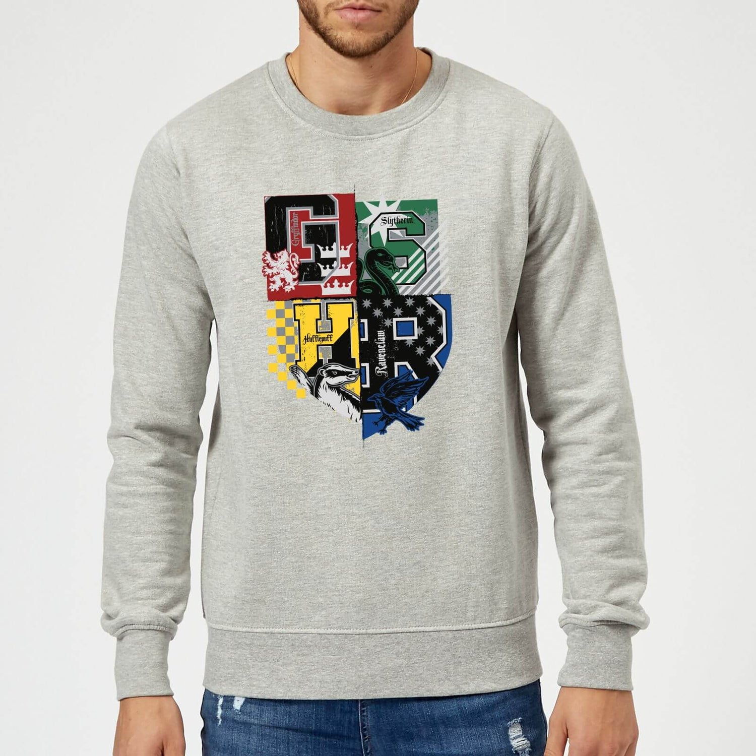 Grey gryffindor 2025 sweater