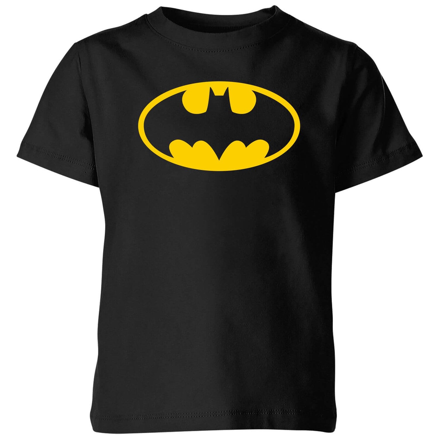 Justice League Batman Logo Kids' T-Shirt - Black Clothing | Zavvi Australia