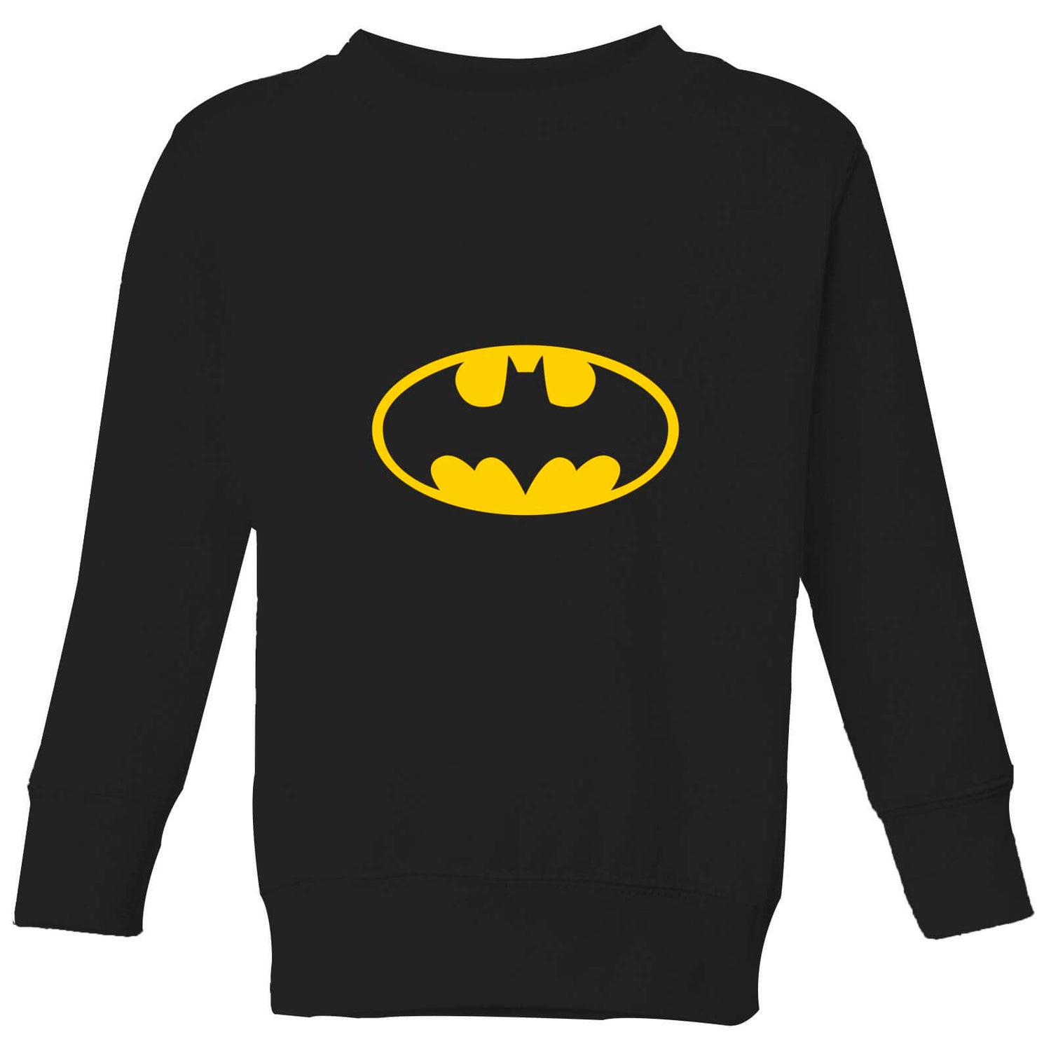 Justice League Batman Logo Kids Sweatshirt Black 3 4 Years