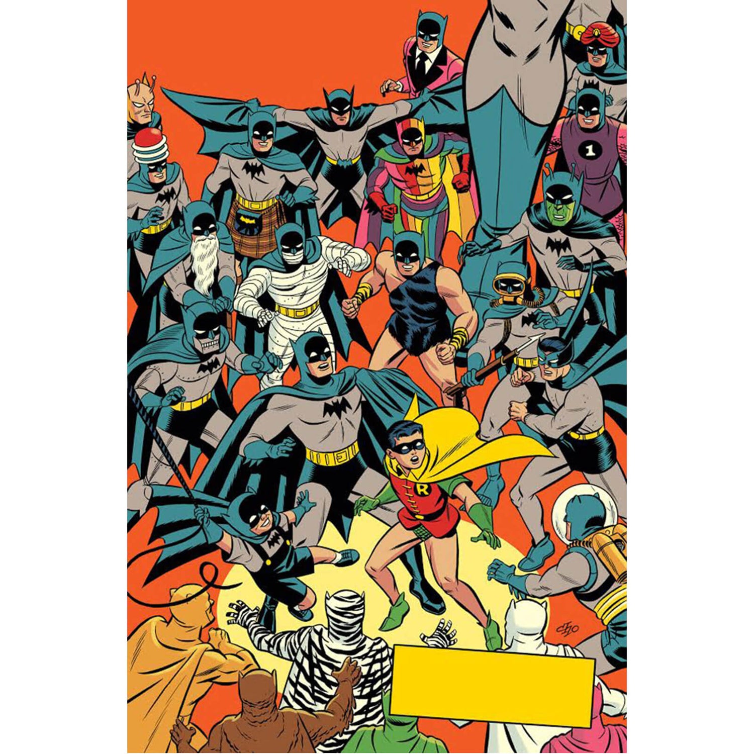 Detective Comics – Batman numéro #1000 – Couverture variante : style années  1950 Books | Zavvi France