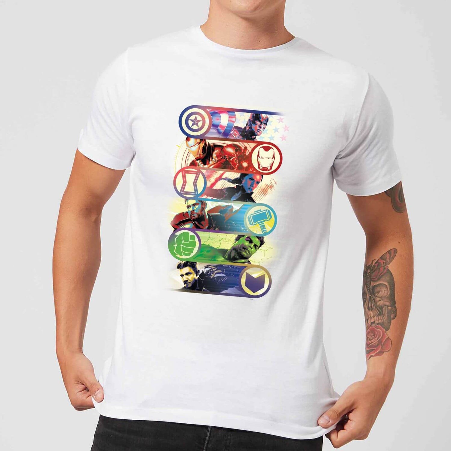 Avengers endgame t shirt mens clearance