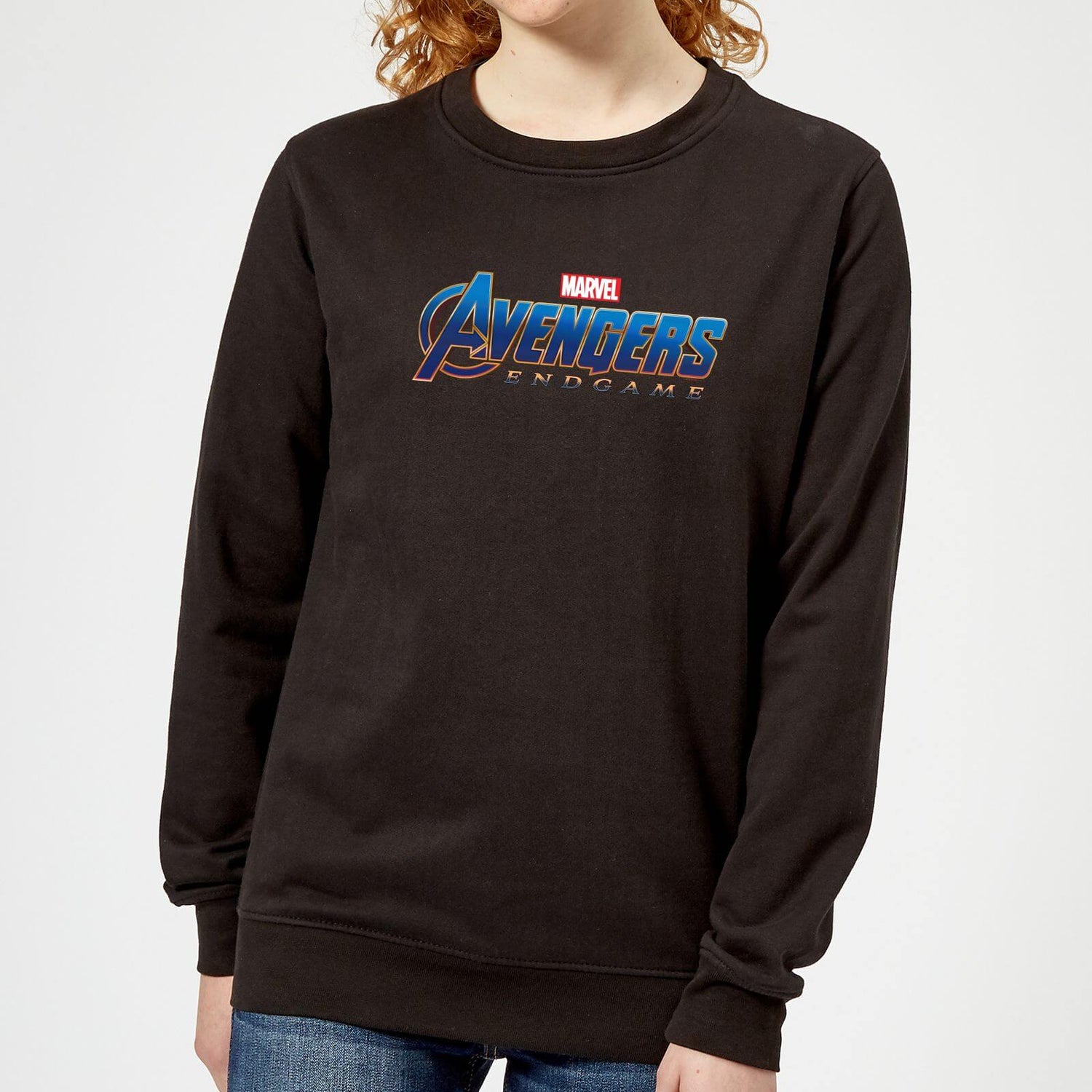 Avengers Endgame Logo Women's Sweatshirt Black Clothing Zavvi UK