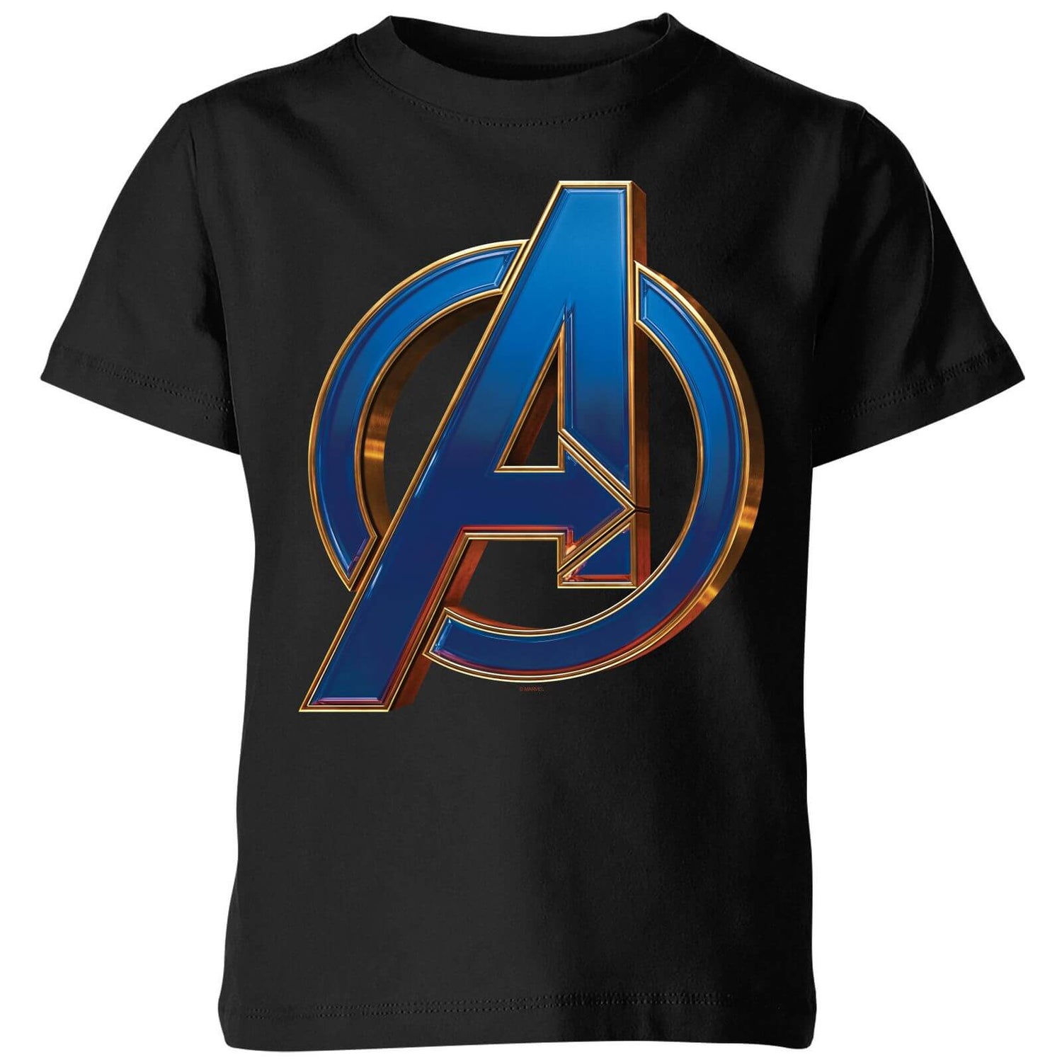 Avengers Endgame Heroic Logo Kids T Shirt Black 3 4 Years