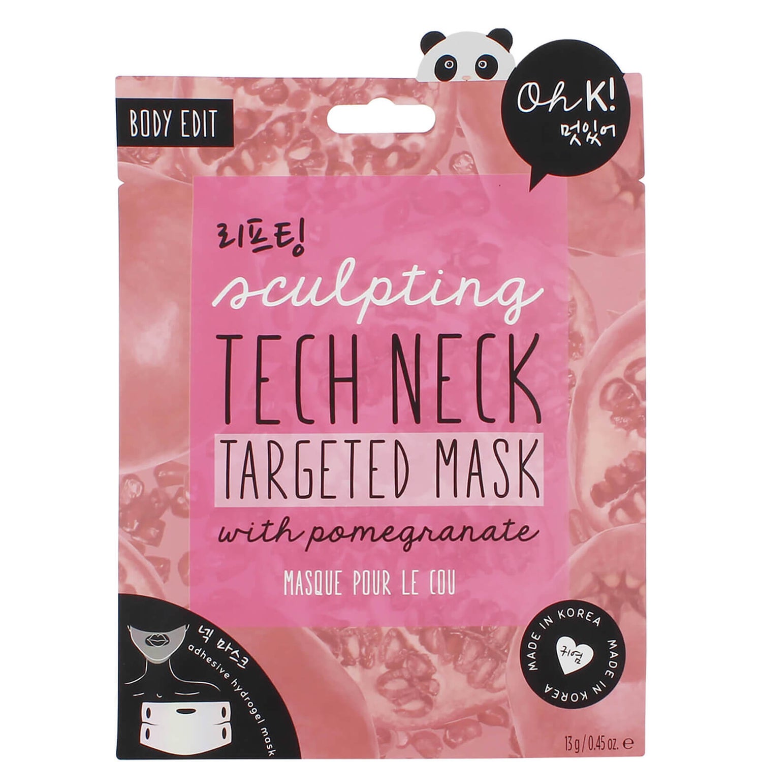 Oh K! Korean Pomegranate Tech Neck Mask 18g LOOKFANTASTIC