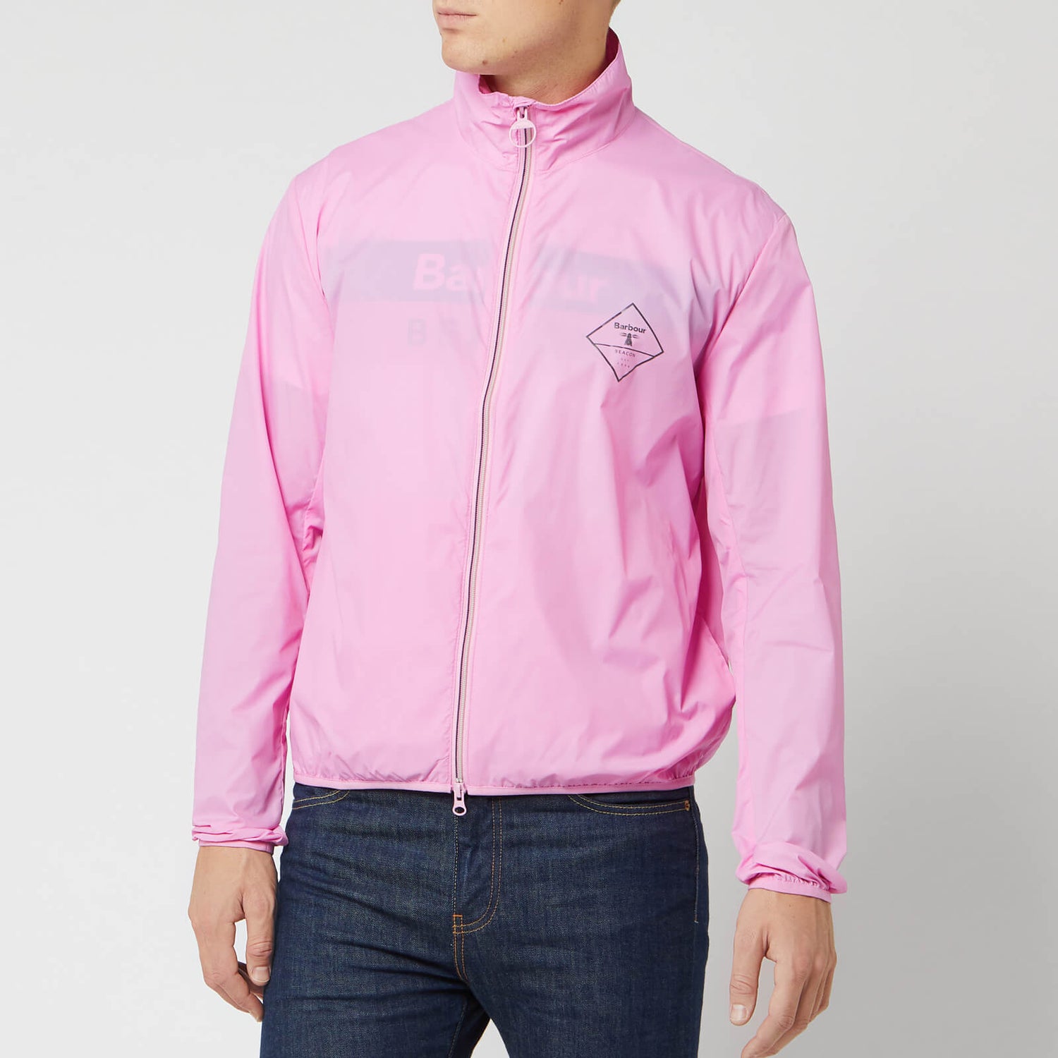 Mens pink deals barbour jacket