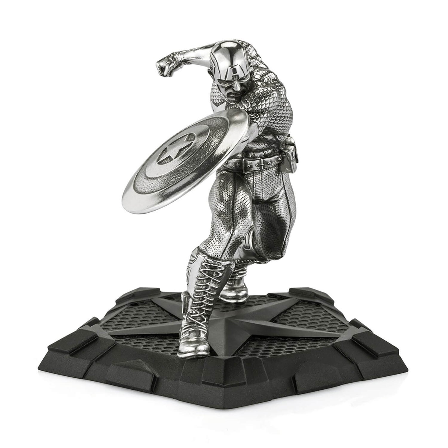 Royal Selangor Marvel Captain America First Avenger Figurine 11.5cm Merchandise Zavvi Ireland