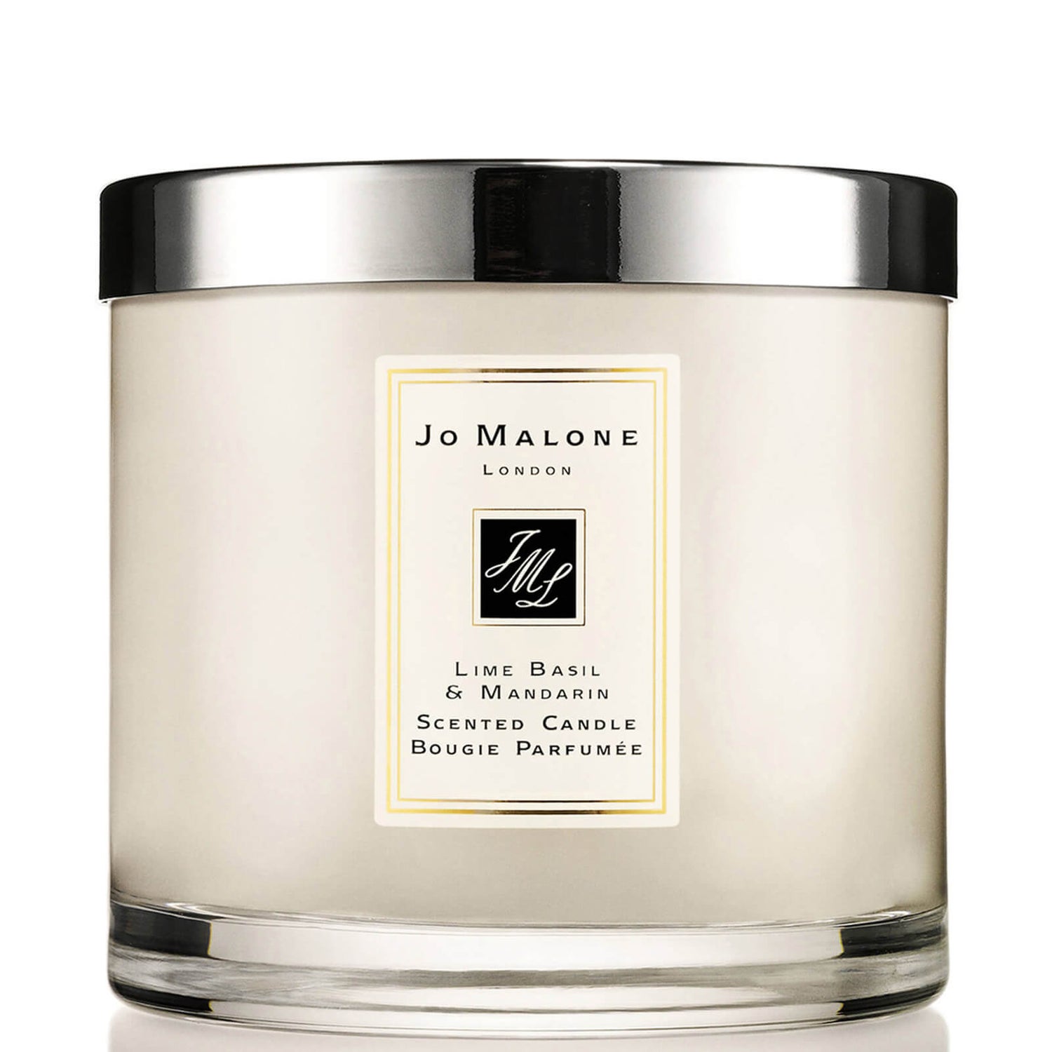 Jo Malone London Lime Basil & Mandarin Deluxe Candle 600g - LOOKFANTASTIC