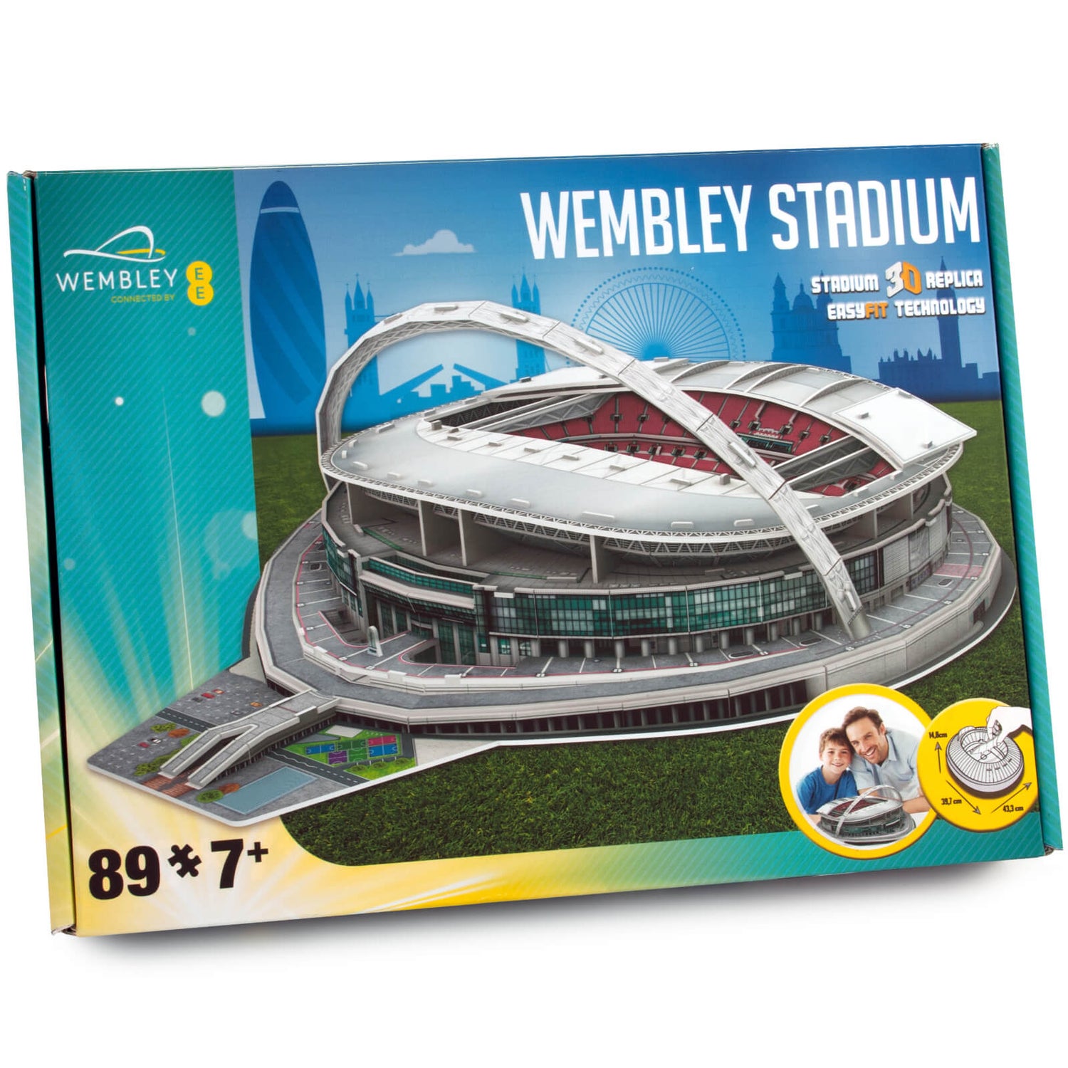 3D Puzzle Football Stadium Wembley Toys Zavvi UK