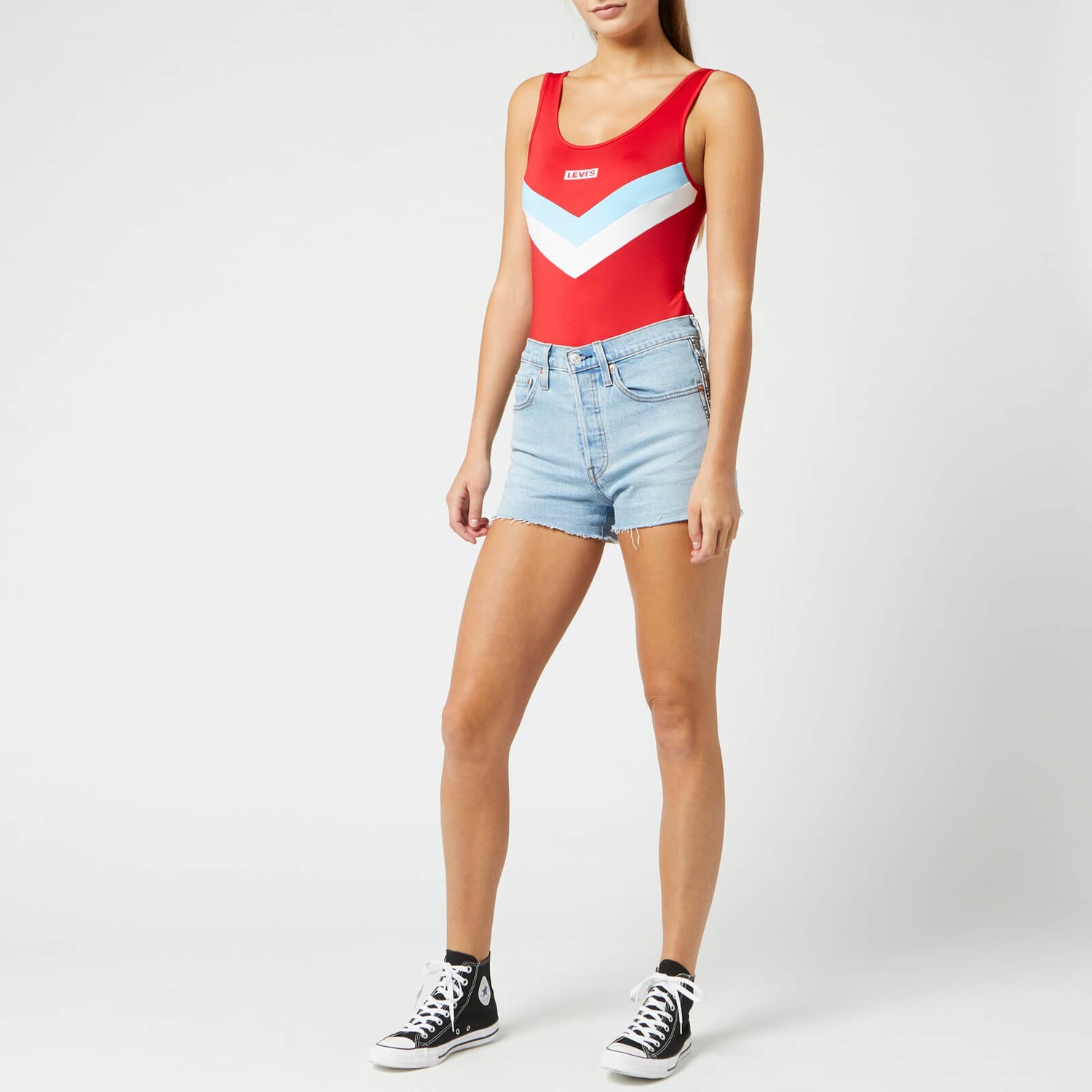 Levis bodysuit red hot sale