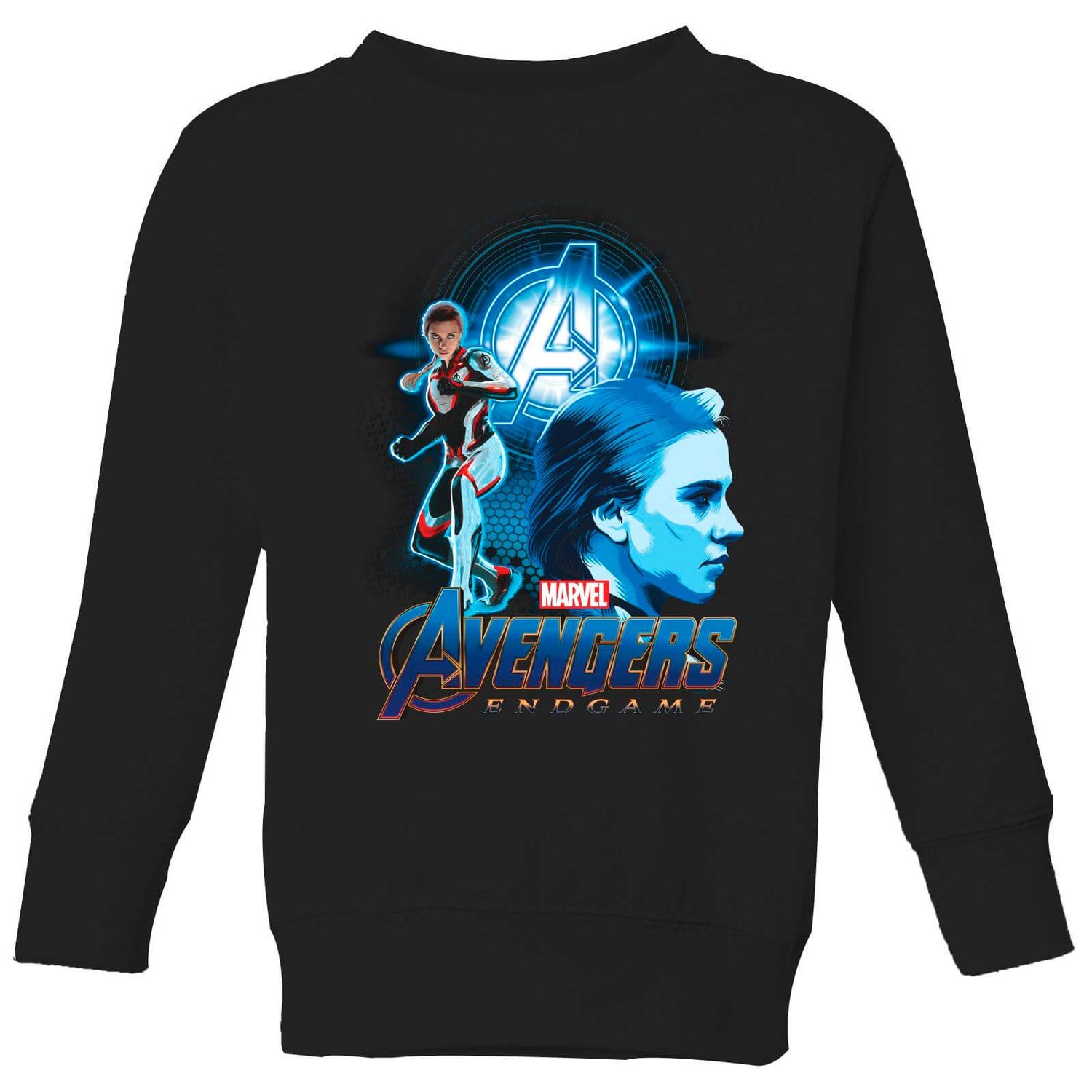 Avengers Endgame Widow Suit Kids Sweatshirt Black Clothing Zavvi Ireland