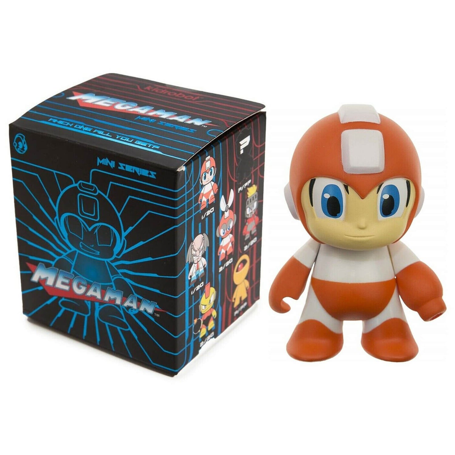 Kidrobot MegaMan Metallic Red 3in Fig