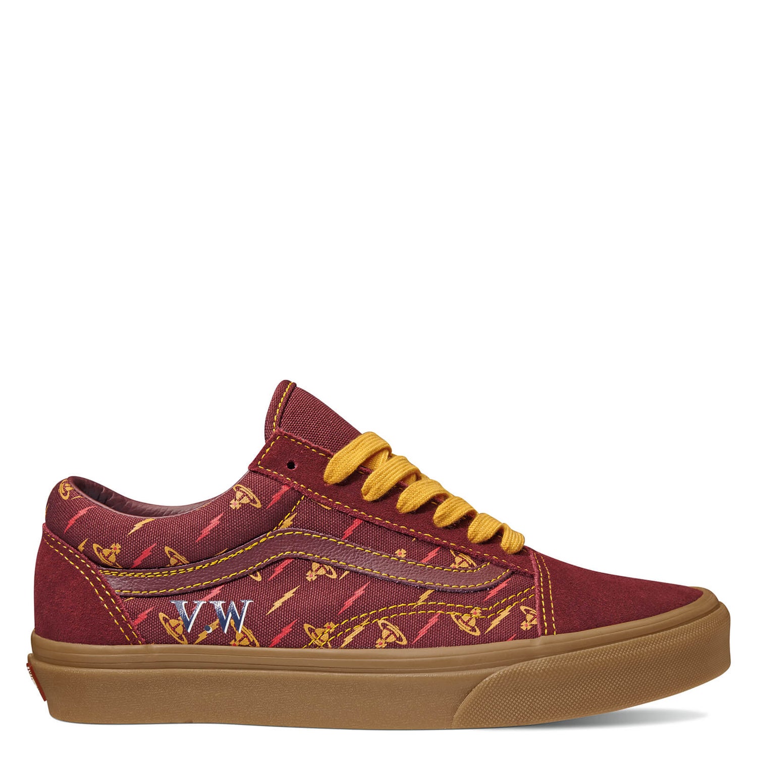 Vans X Vivienne Westwood Old Skool Trainers Thunderbolt Orbs/Gum