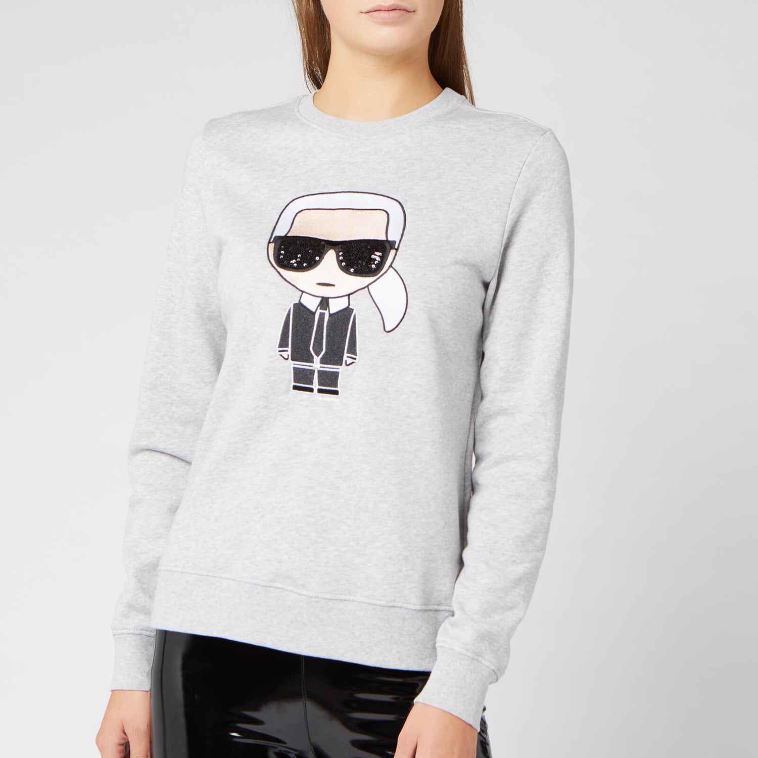Karl lagerfeld grey sweatshirt hotsell