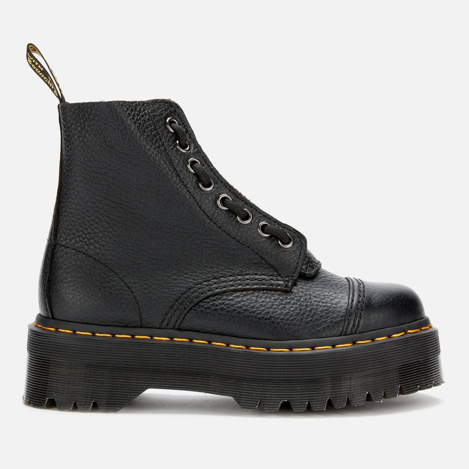 Dr. Martens Women's Sinclair Leather Zip Front Boots - Black - UK 3