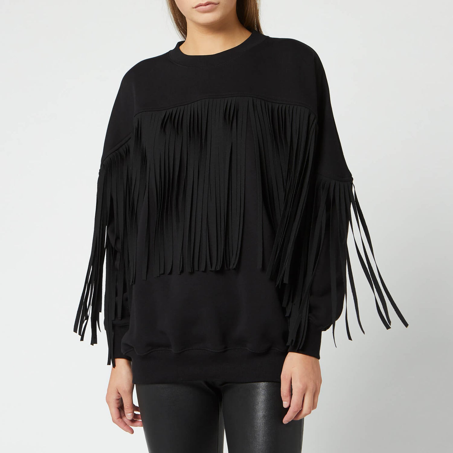 Black fringe sweatshirt Clearance