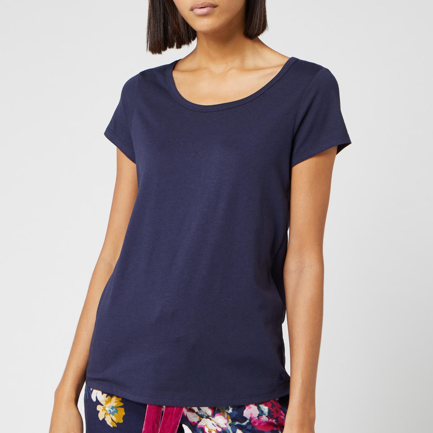 Joules Women's Anna Short Sleeve Pyjama Top French Navy