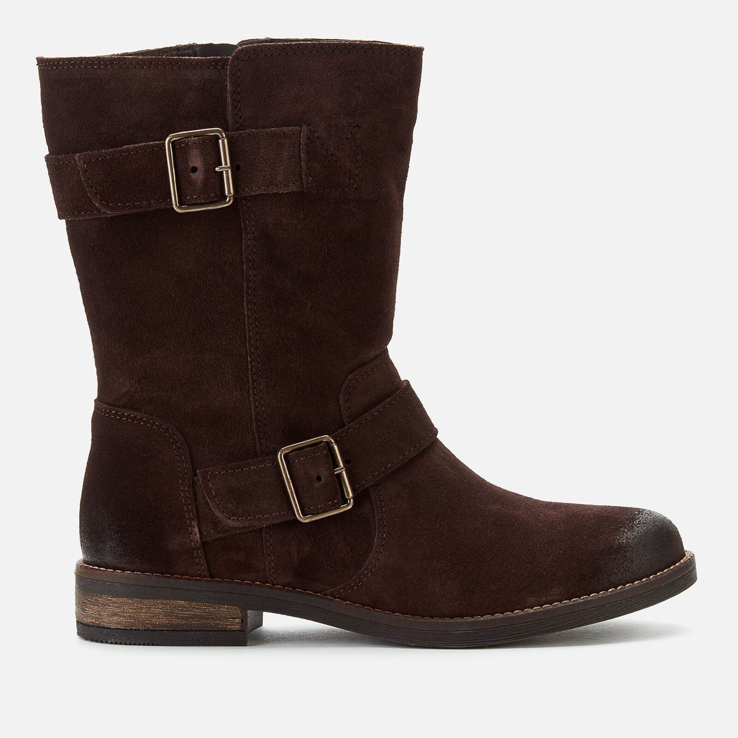 Clarks biker boots women's on sale