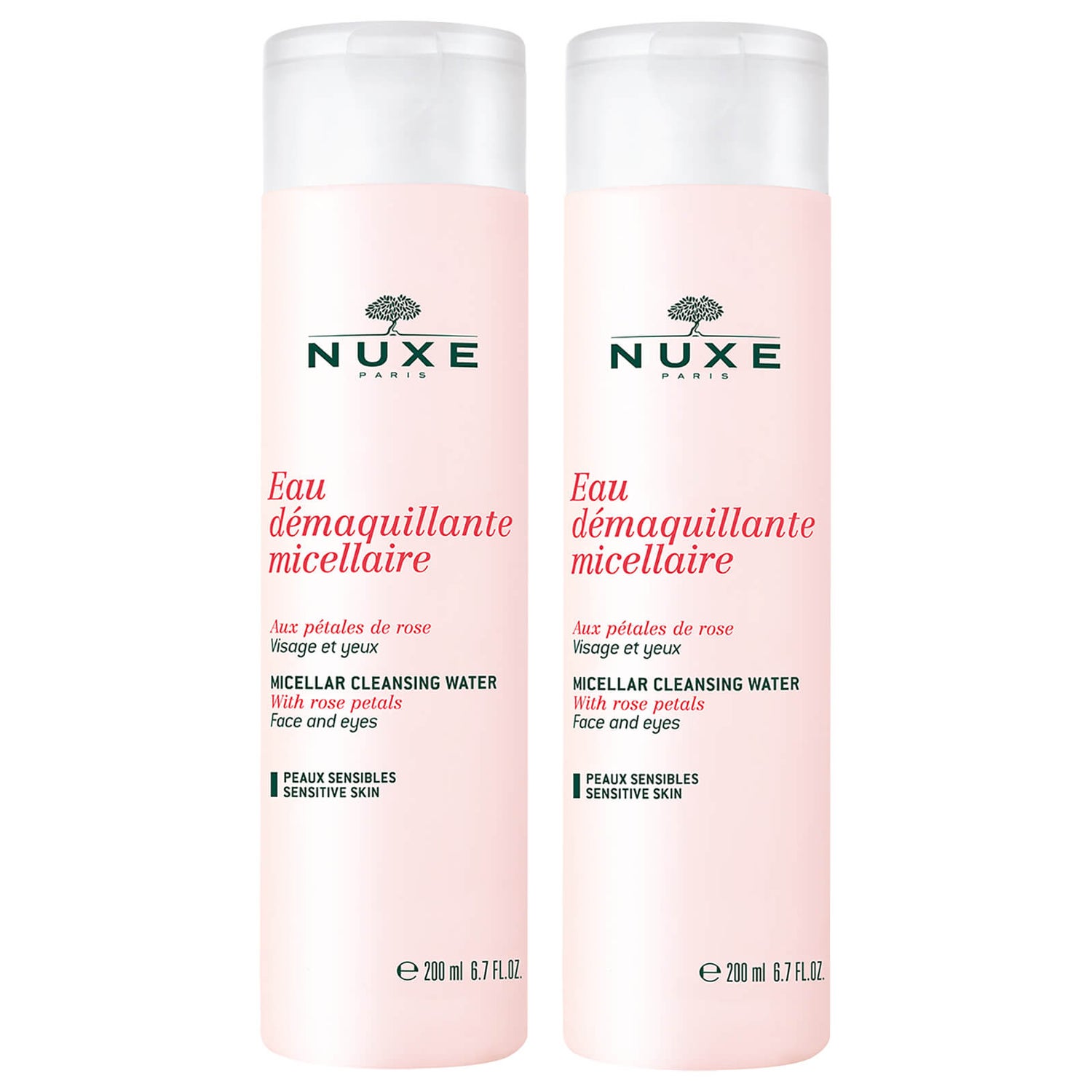 NUXE Micellar Water Duo with Rose Petals 2 x 200ml