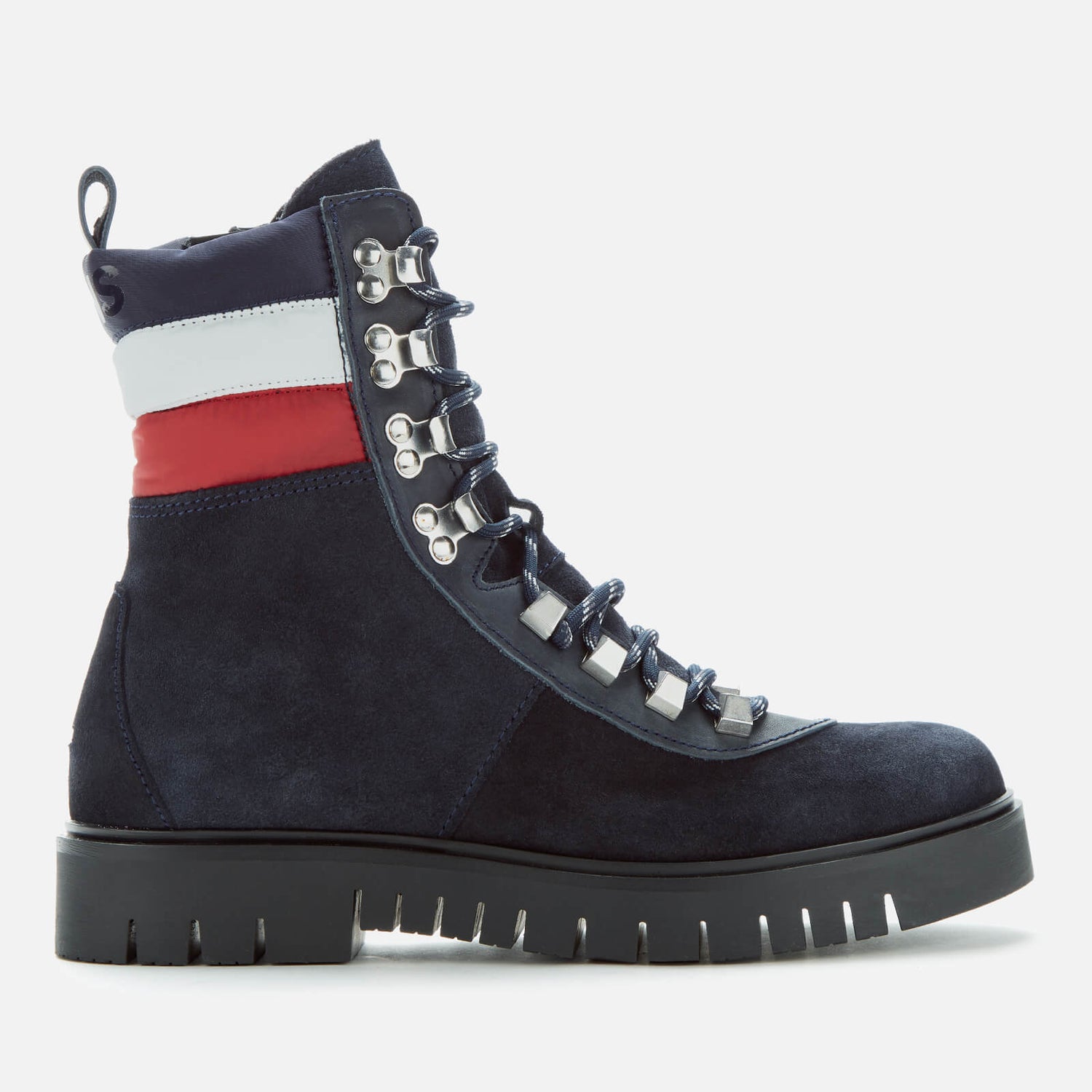 Tommy Jeans Women's Padded Nylon Lace Up Boots - Midnight | TheHut.com