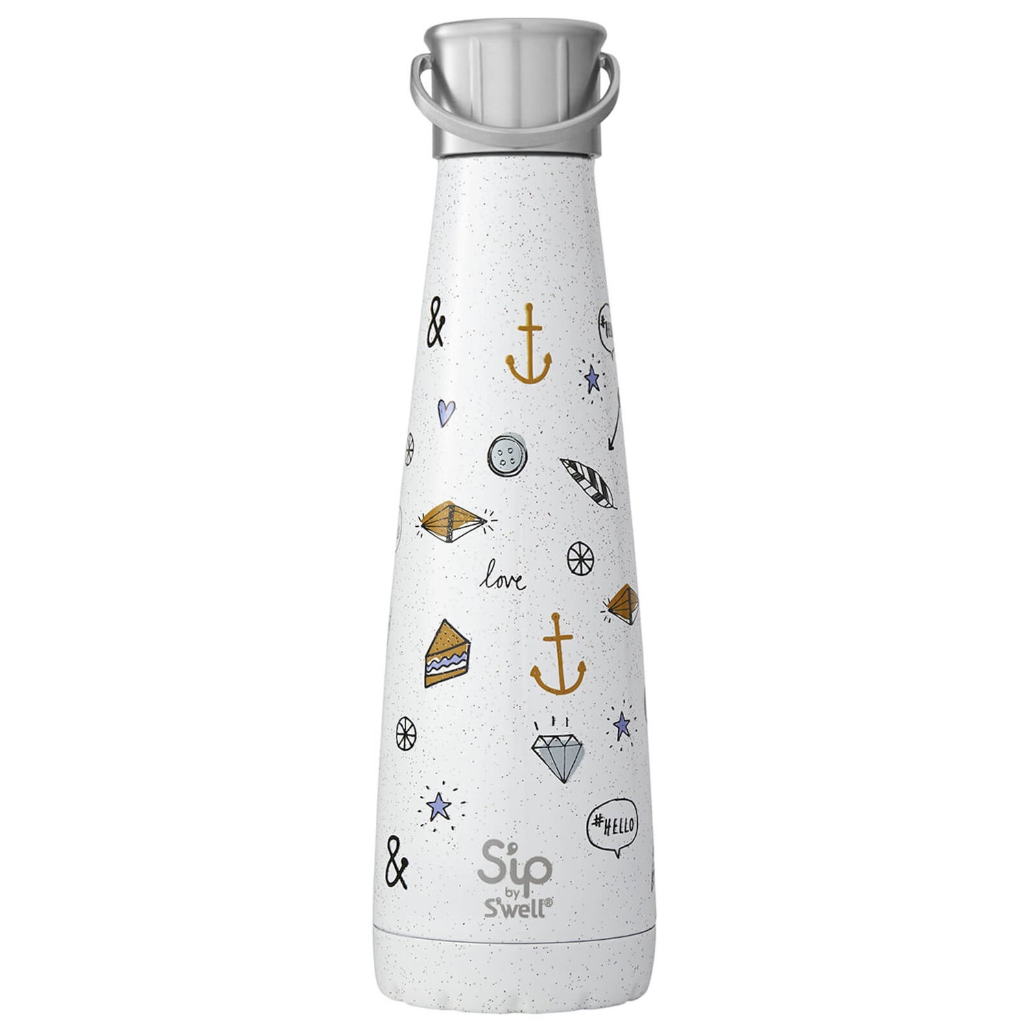 S'ip by S'well Bling Adventure Cap Water Bottle - 450ml