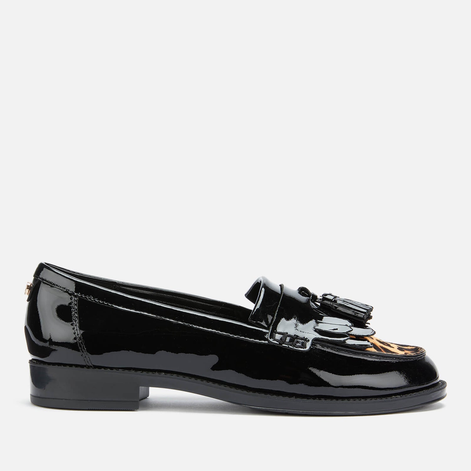 Dune Women's Greatly Leather Loafers - Black | TheHut.com