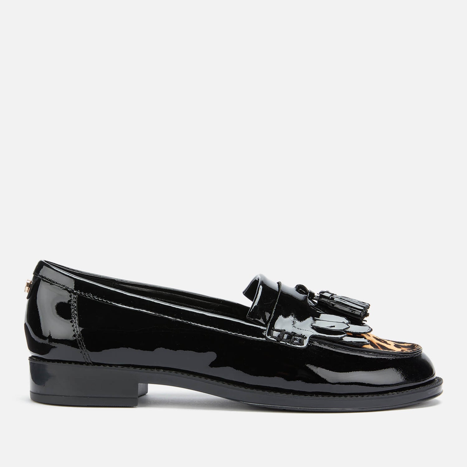 Dune Women's Greatly Leather Loafers Black