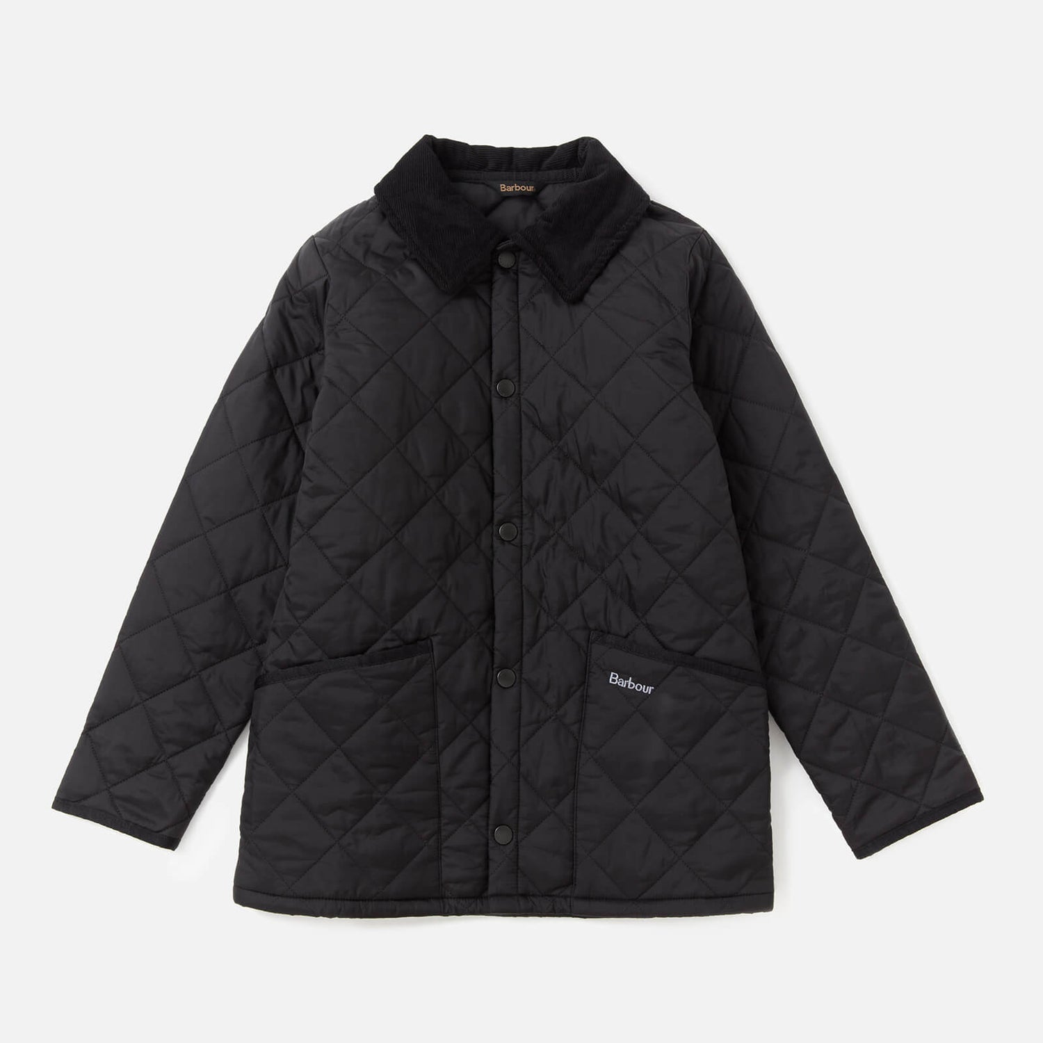 Barbour Boys' Liddesdale Quilted Jacket - Black - M (8-9 Years)