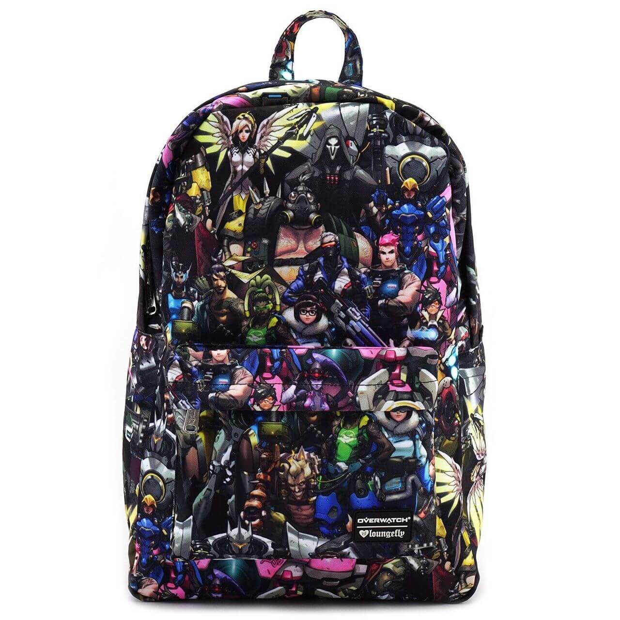 Loungefly Overwatch Character Aop Nylon Backpack