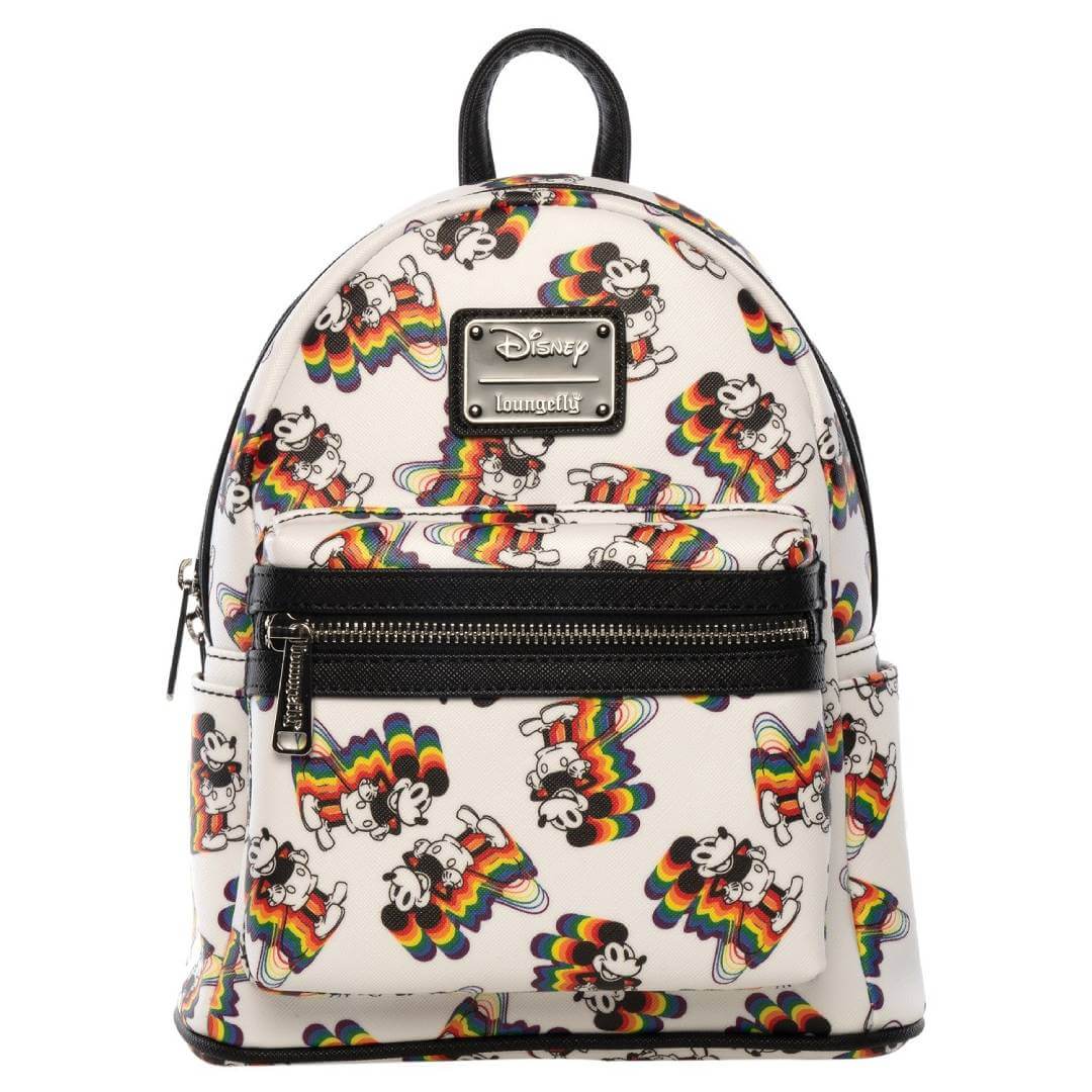 Loungefly Disney Mickey Mouse Rainbows Mini Backpack