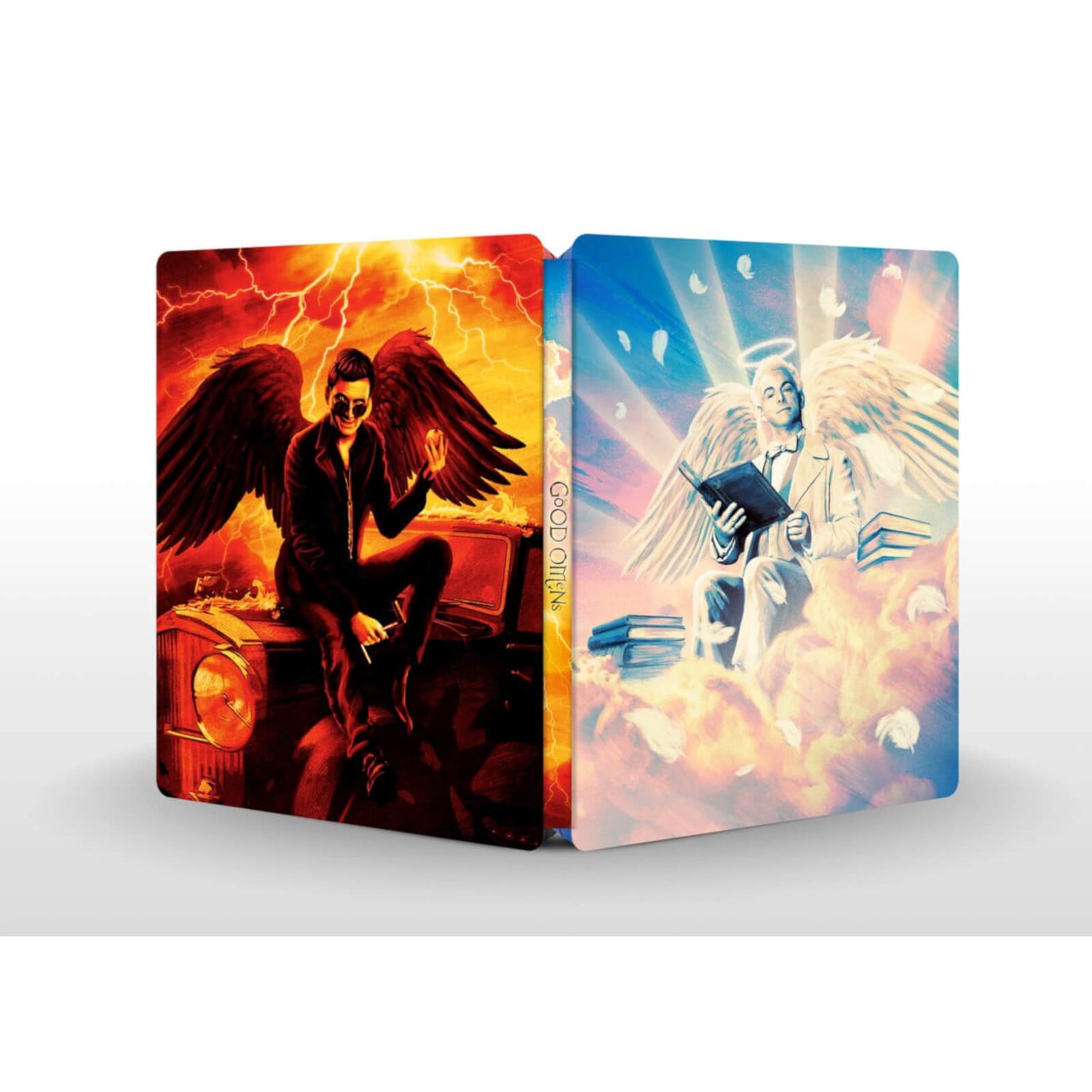 Good Omens Steelbook Blu-ray Zavvi UK